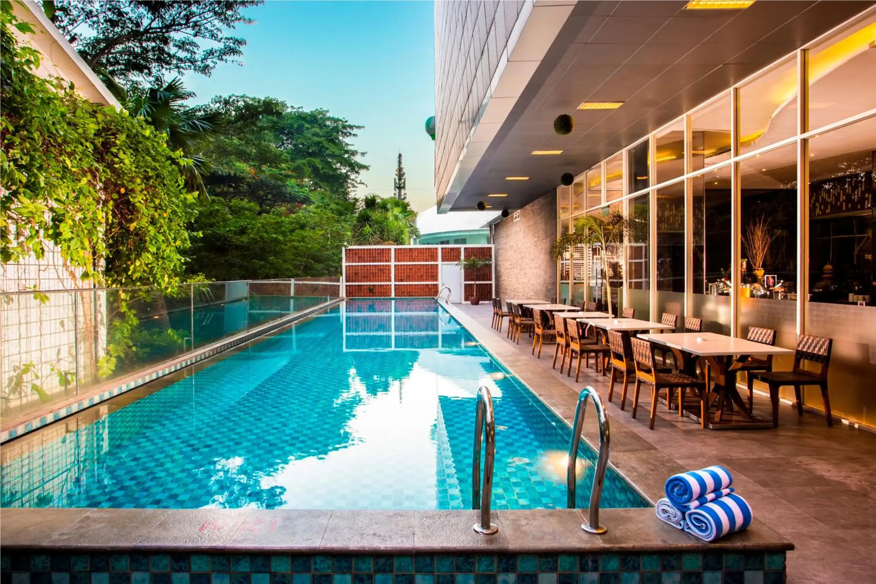 Pool view, Swimming Pool in Swiss-Belinn Kemayoran