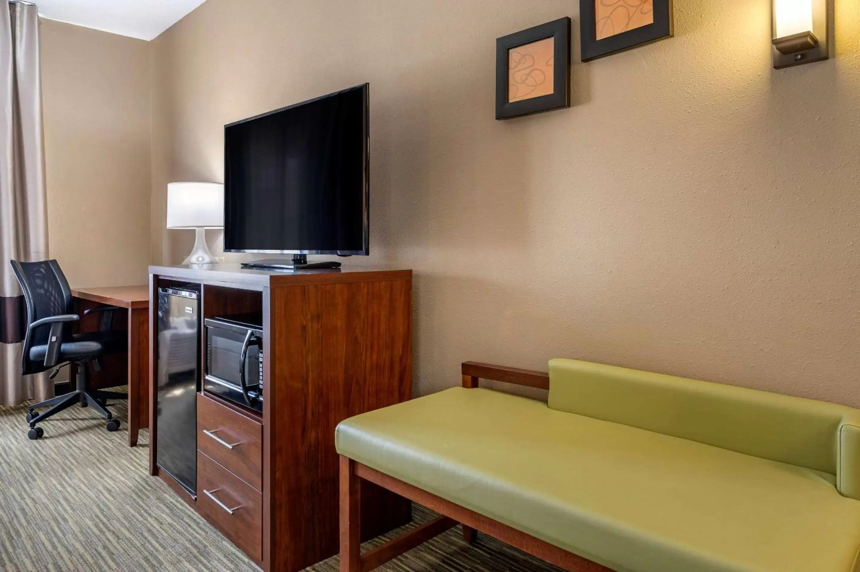 TV and multimedia, TV/Entertainment Center in Comfort Suites North Elkhart