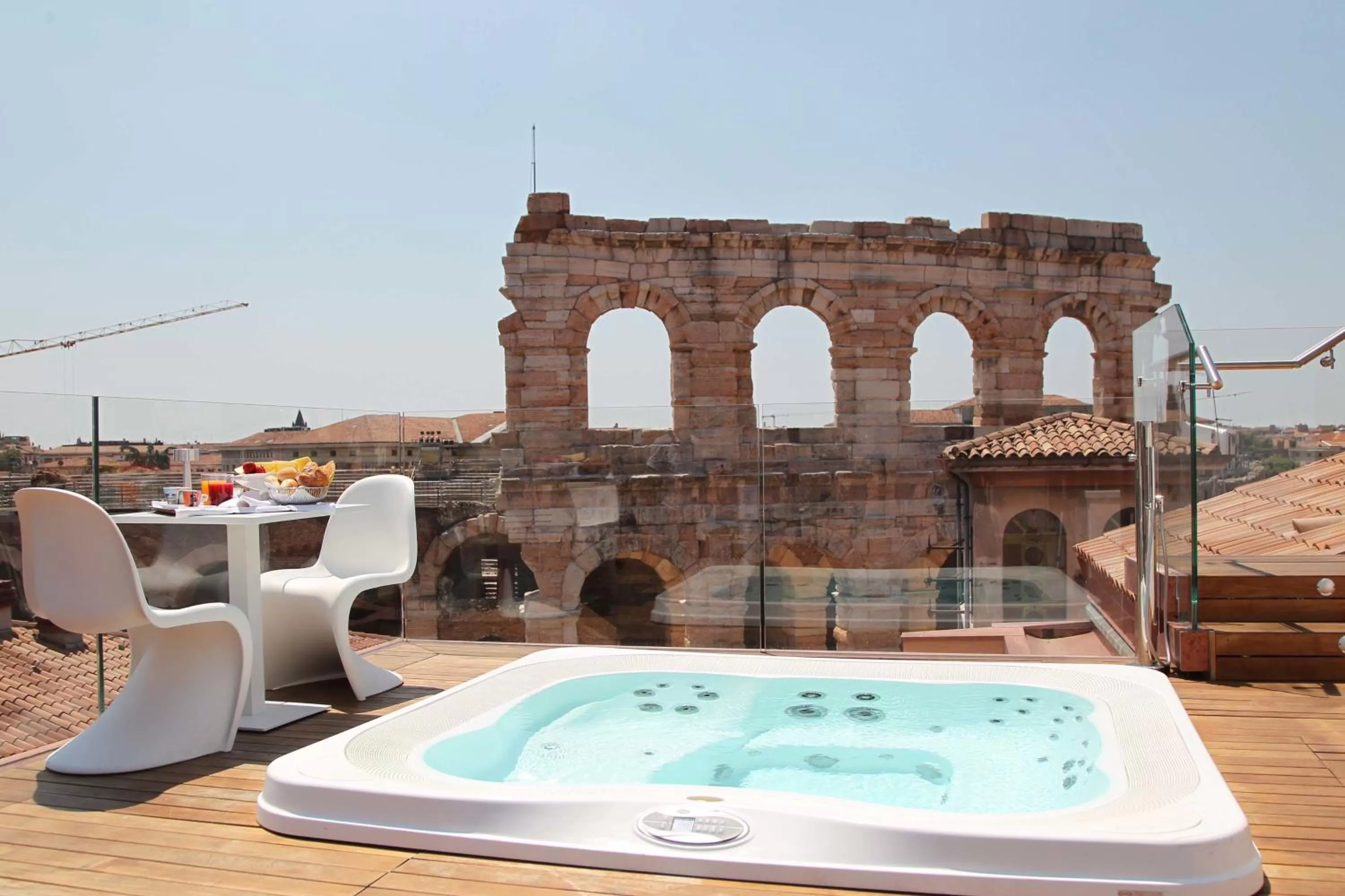 Hot Tub in Hotel Milano & SPA***S