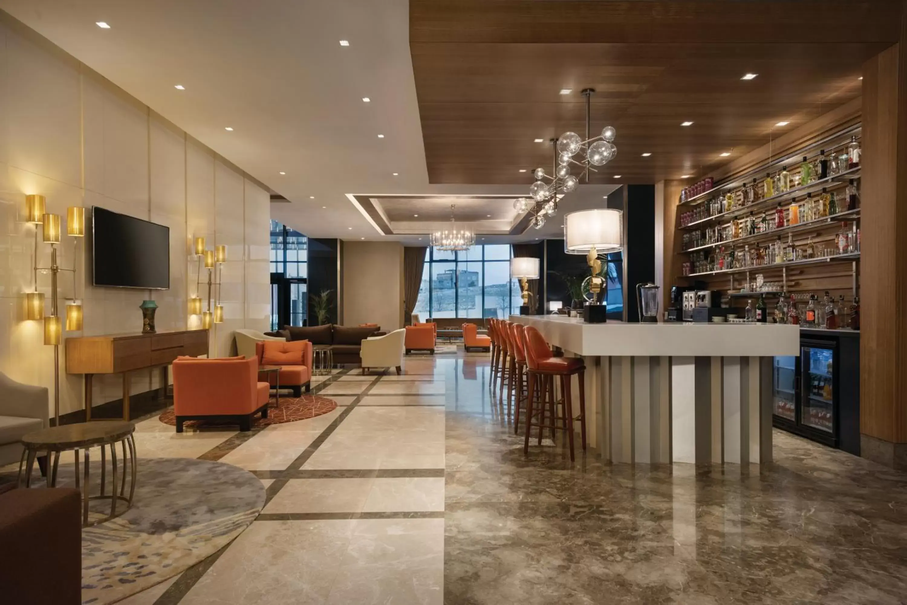 Lobby or reception, Lounge/Bar in TRYP by Wyndham Istanbul Basın Ekspres