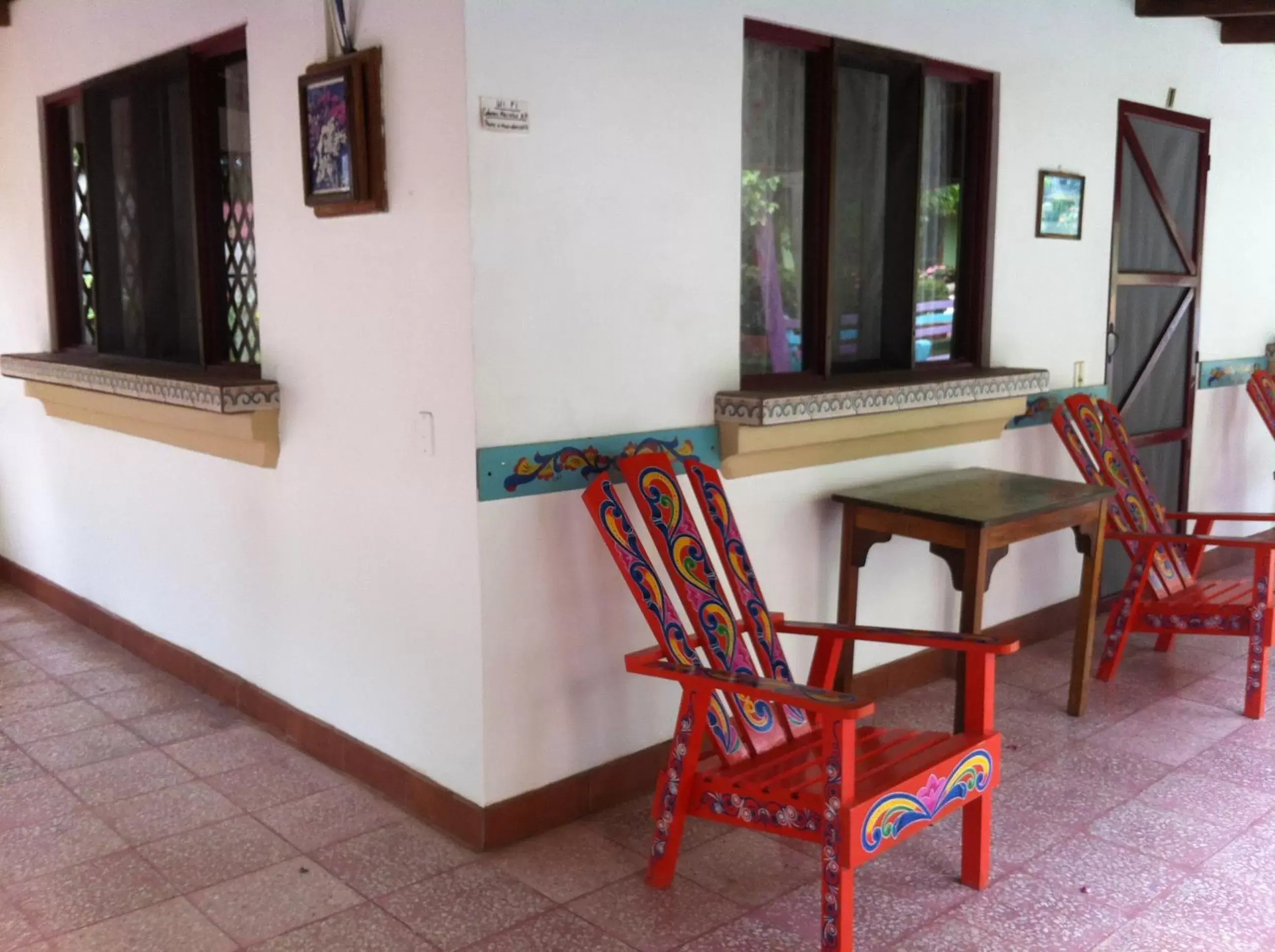 Patio in Hotel Marielos