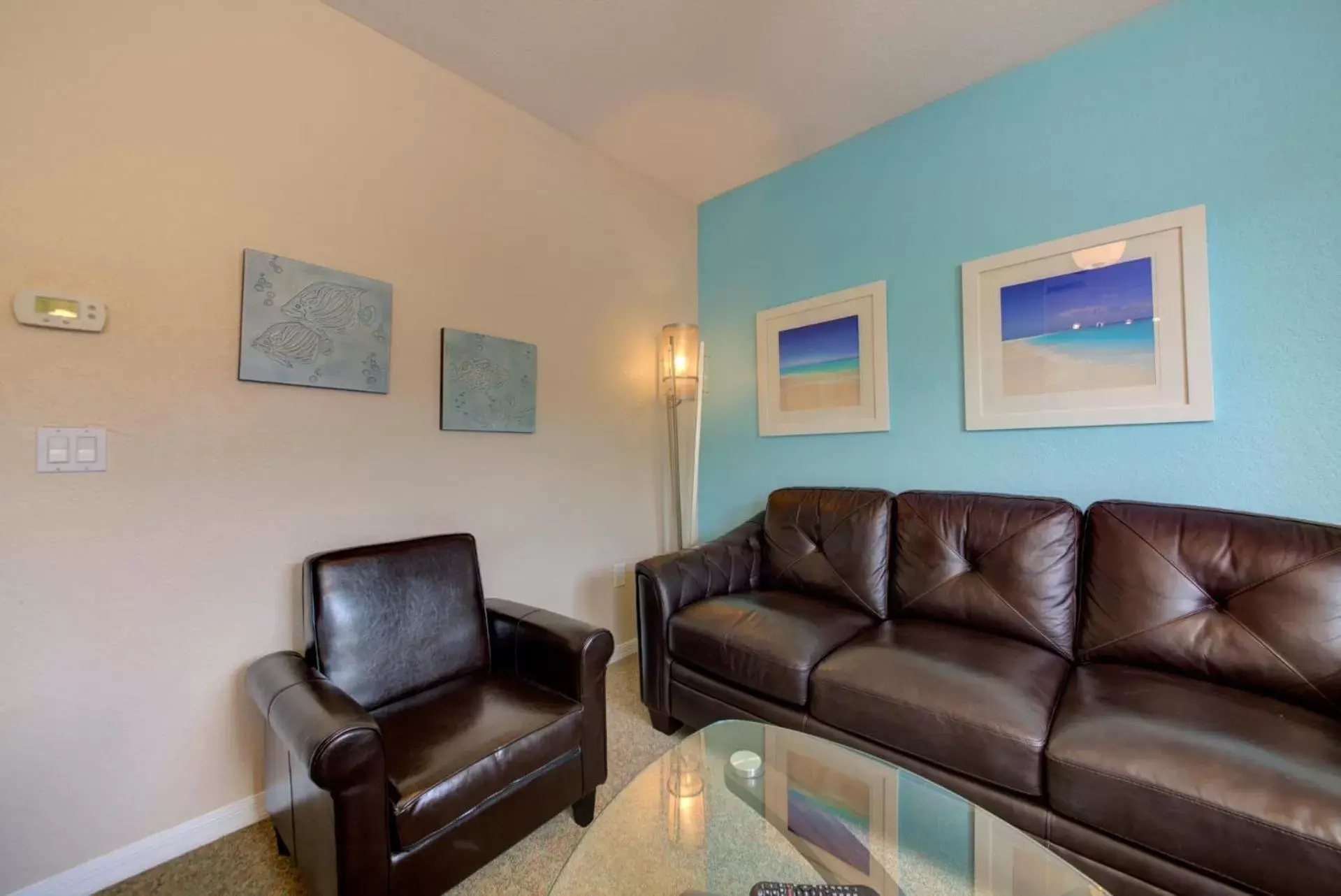 Living room, Seating Area in The Ringling Beach House