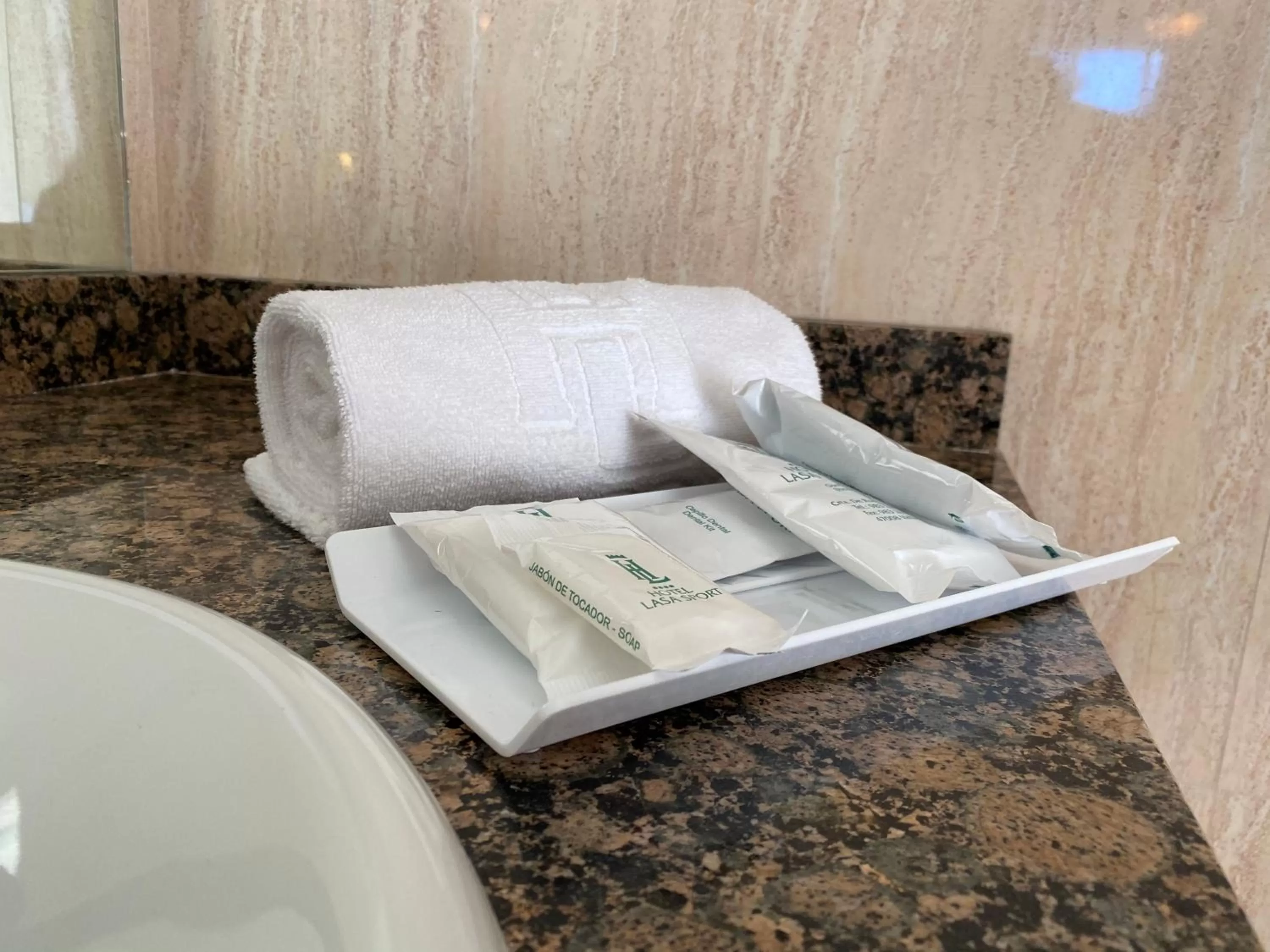 Bathroom in Hotel Lasa Sport