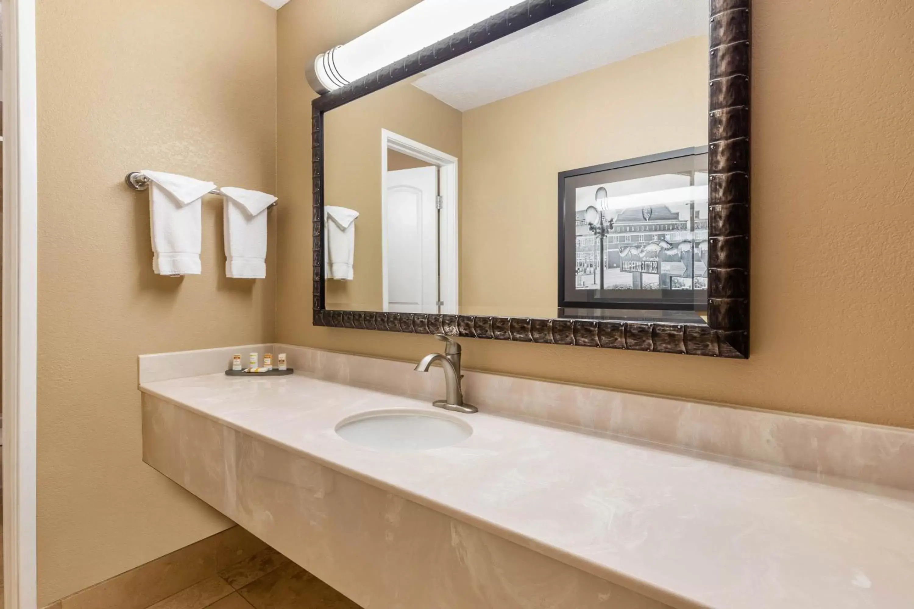 Bathroom in La Quinta by Wyndham Seattle Downtown