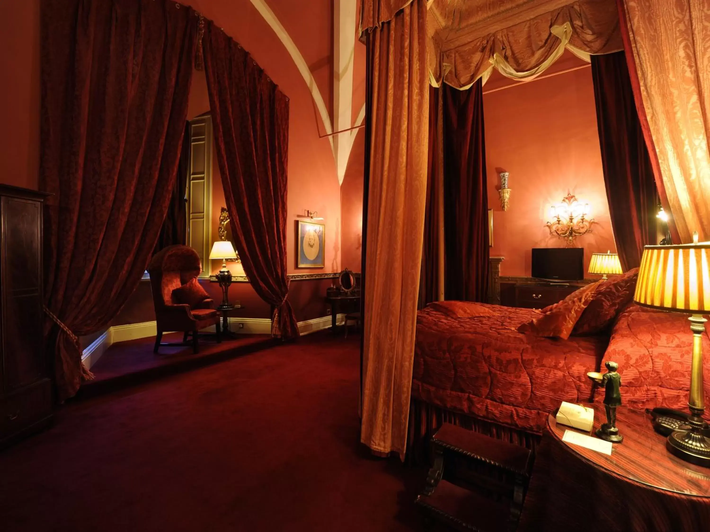 Photo of the whole room, Bed in Lumley Castle Hotel