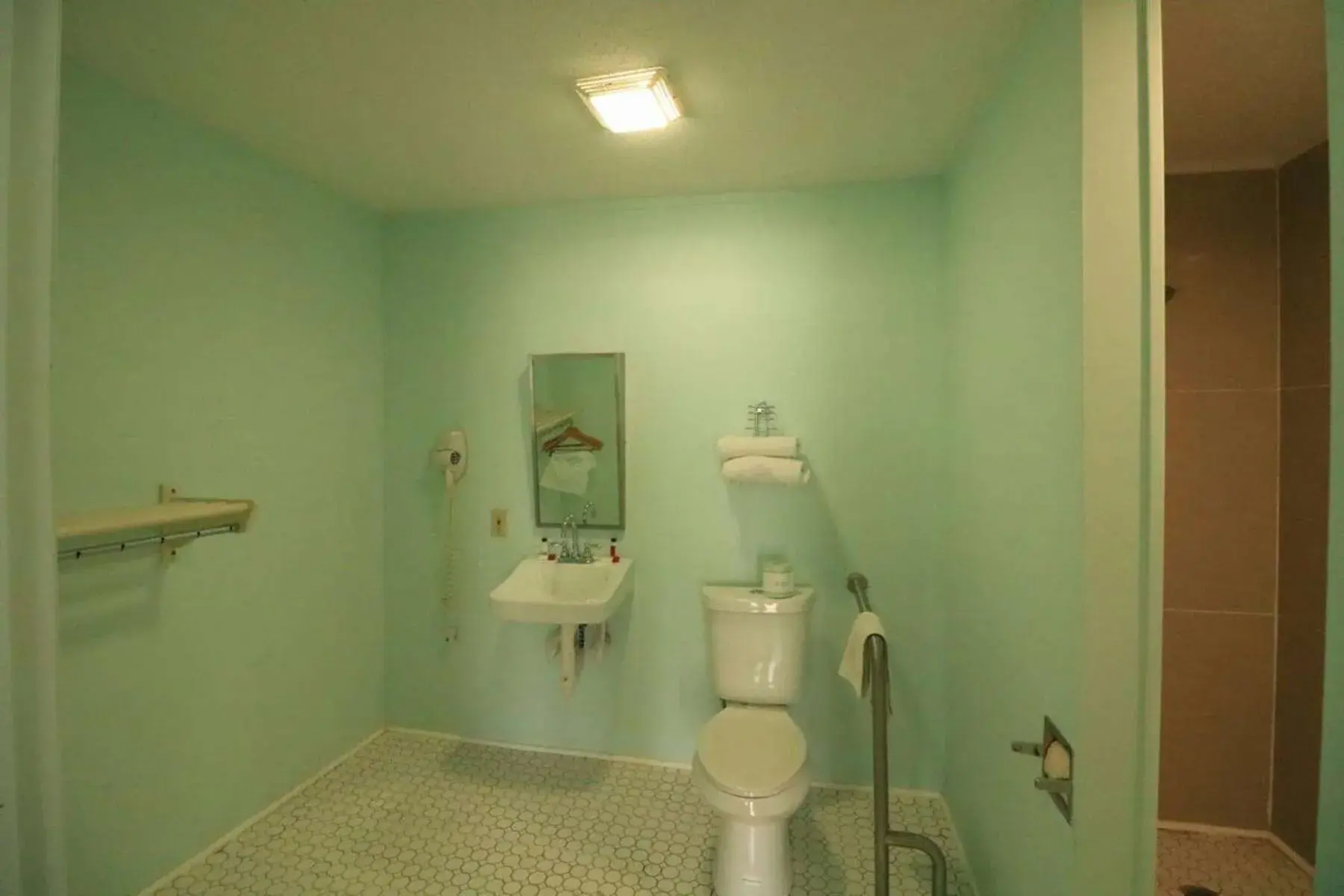 Shower, Bathroom in Travelodge by Wyndham Parkersburg