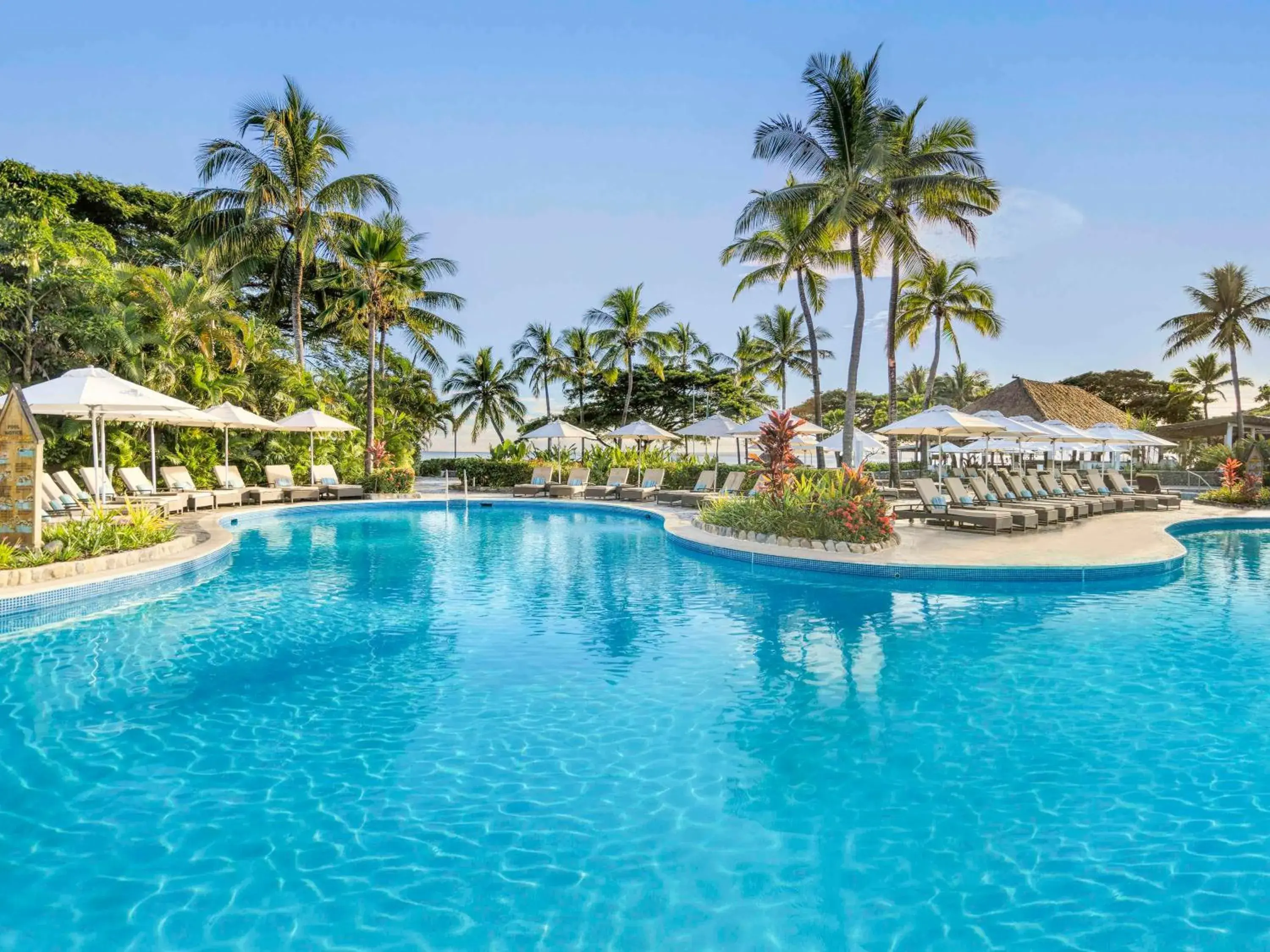 Property building, Swimming Pool in Sofitel Fiji Resort & Spa