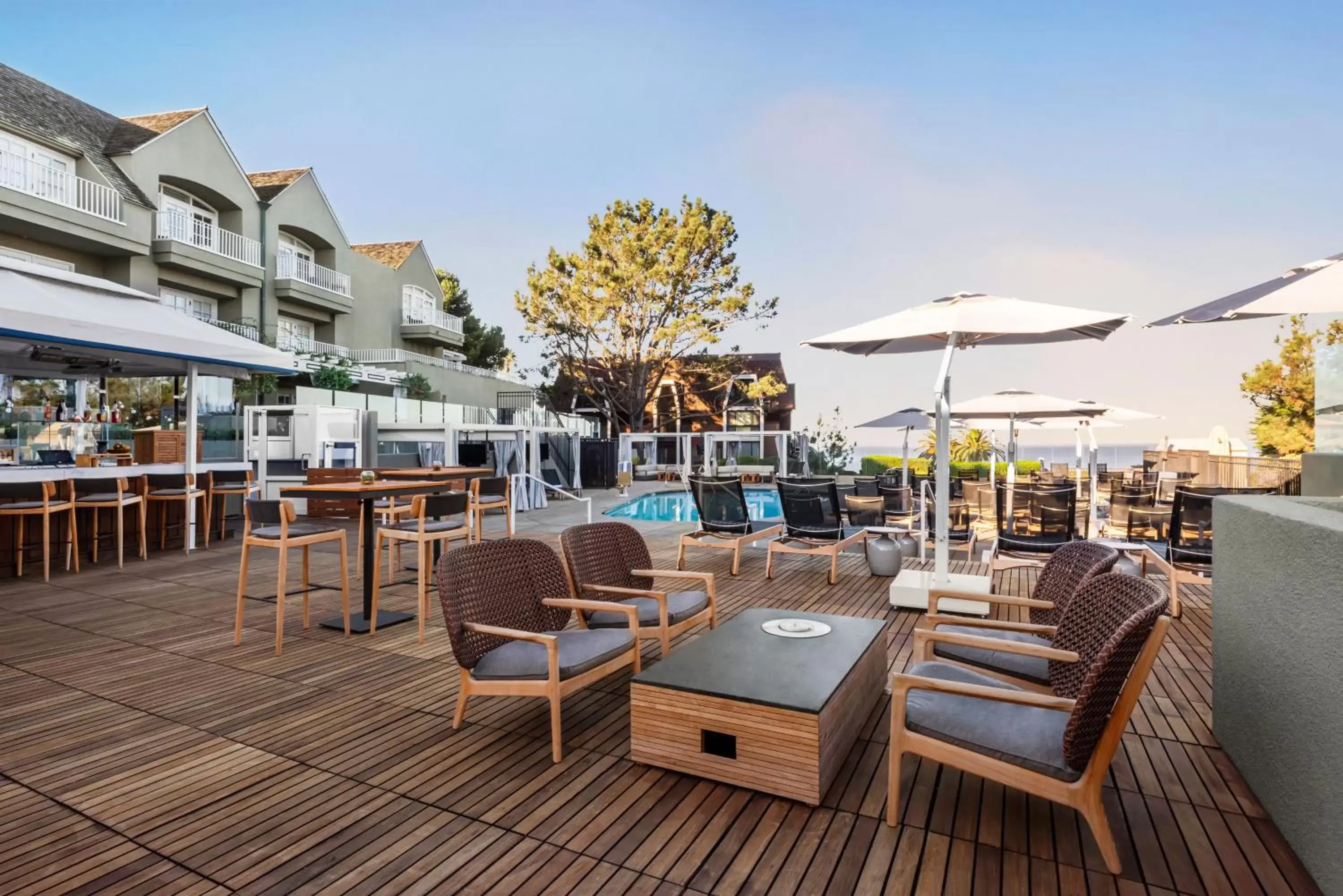 Pool view in L'Auberge Del Mar Resort and Spa