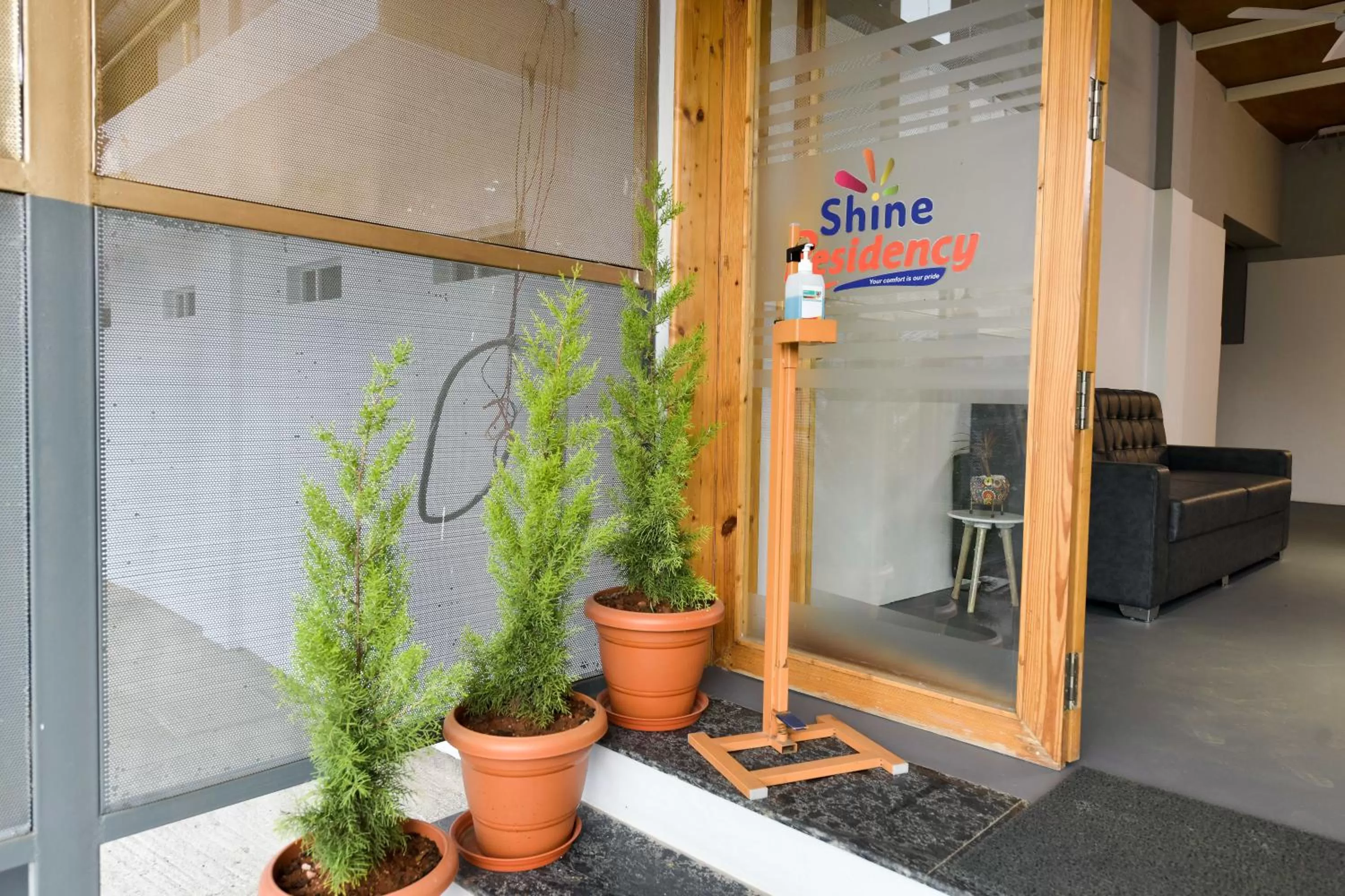 Facade/entrance in Shine Residency