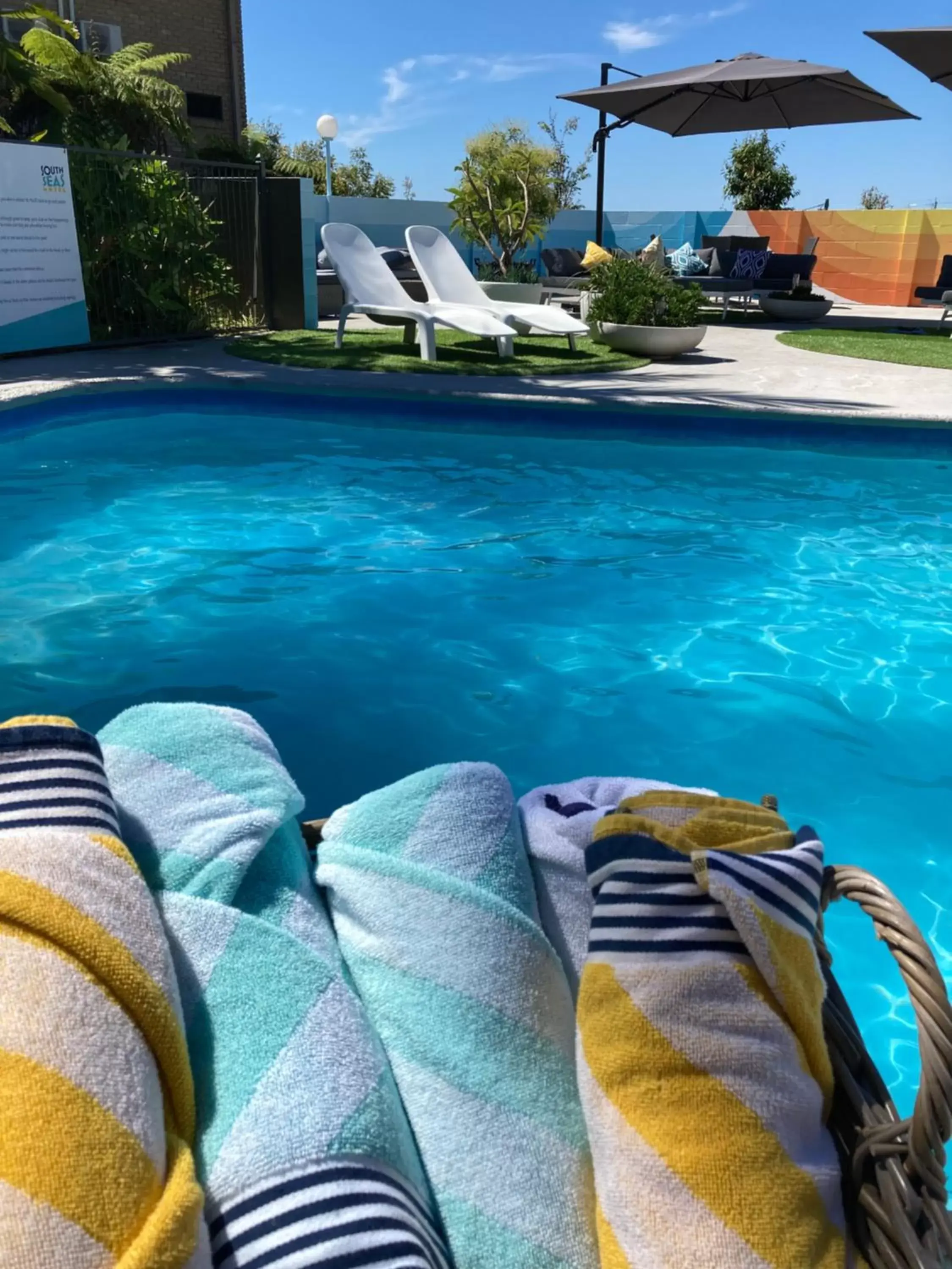 Swimming Pool in South Seas Motel