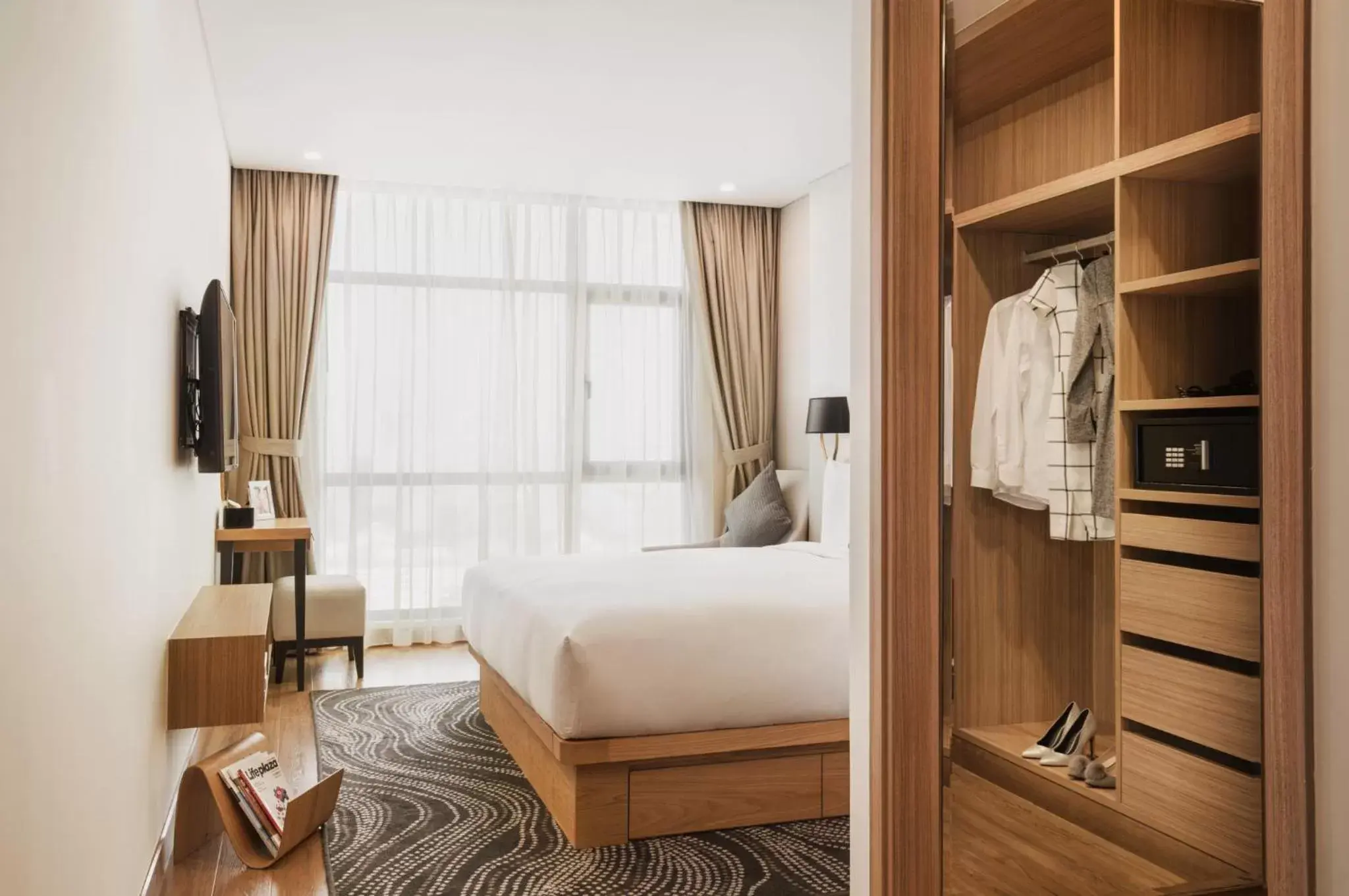 Bedroom, Bed in Oakwood Residence Saigon Bedroom, Bed in Oakwood Residence Saigon