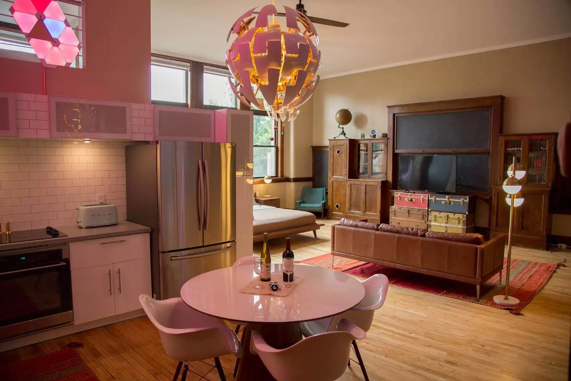 Dining Area in School 31 Lofts