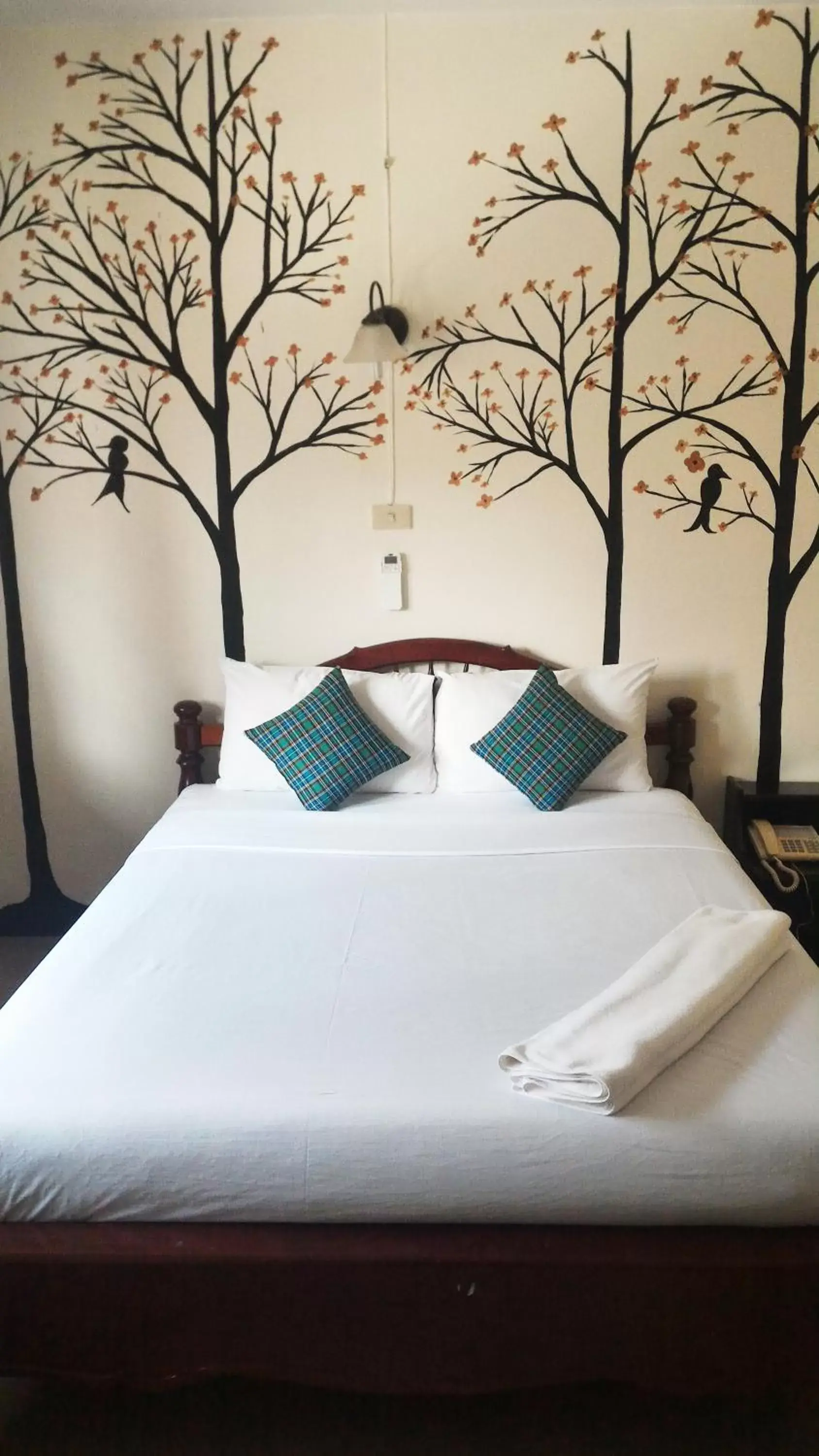 Bed in S2S Queen Trang Hotel