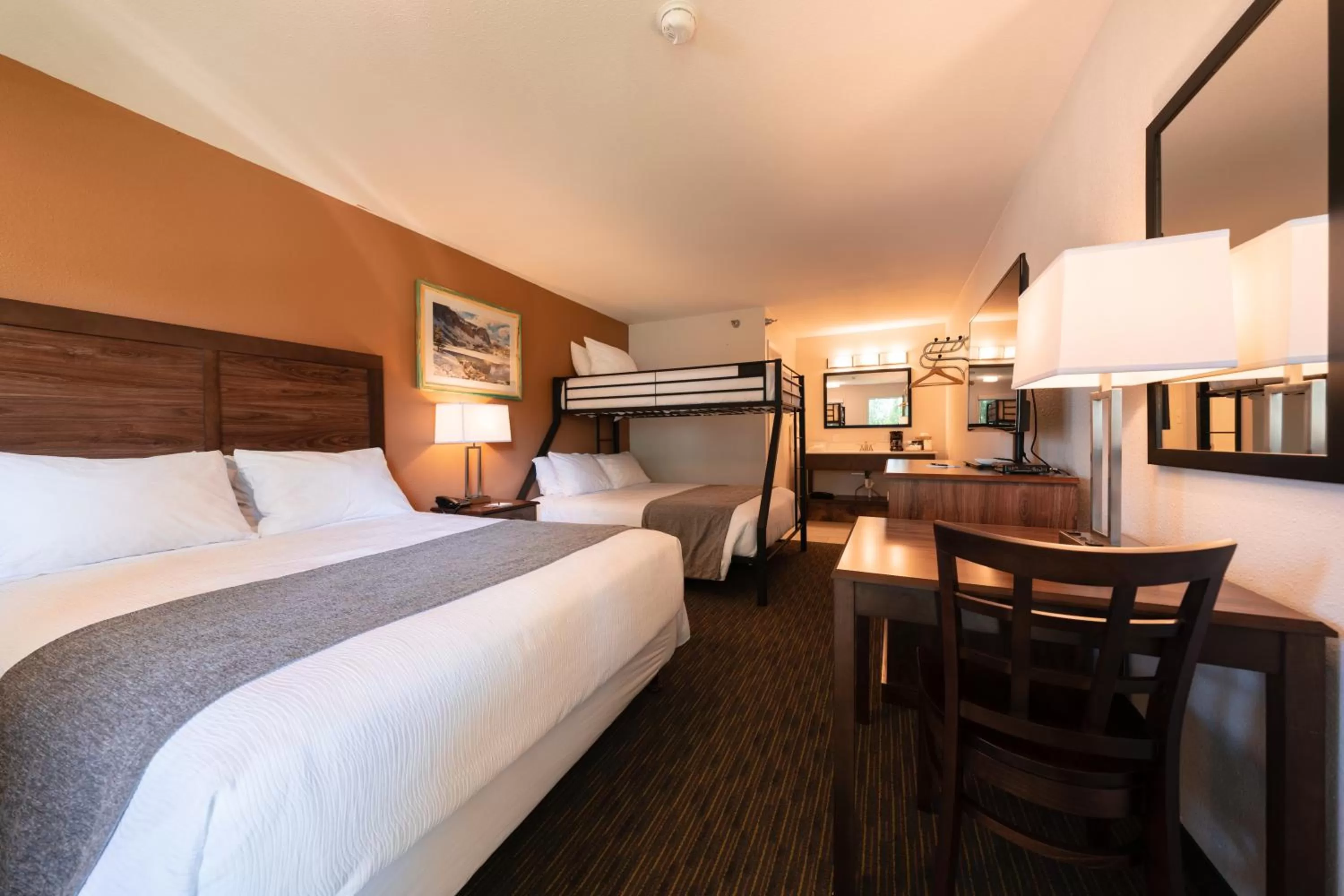 Bed in Riviera Motor Lodge