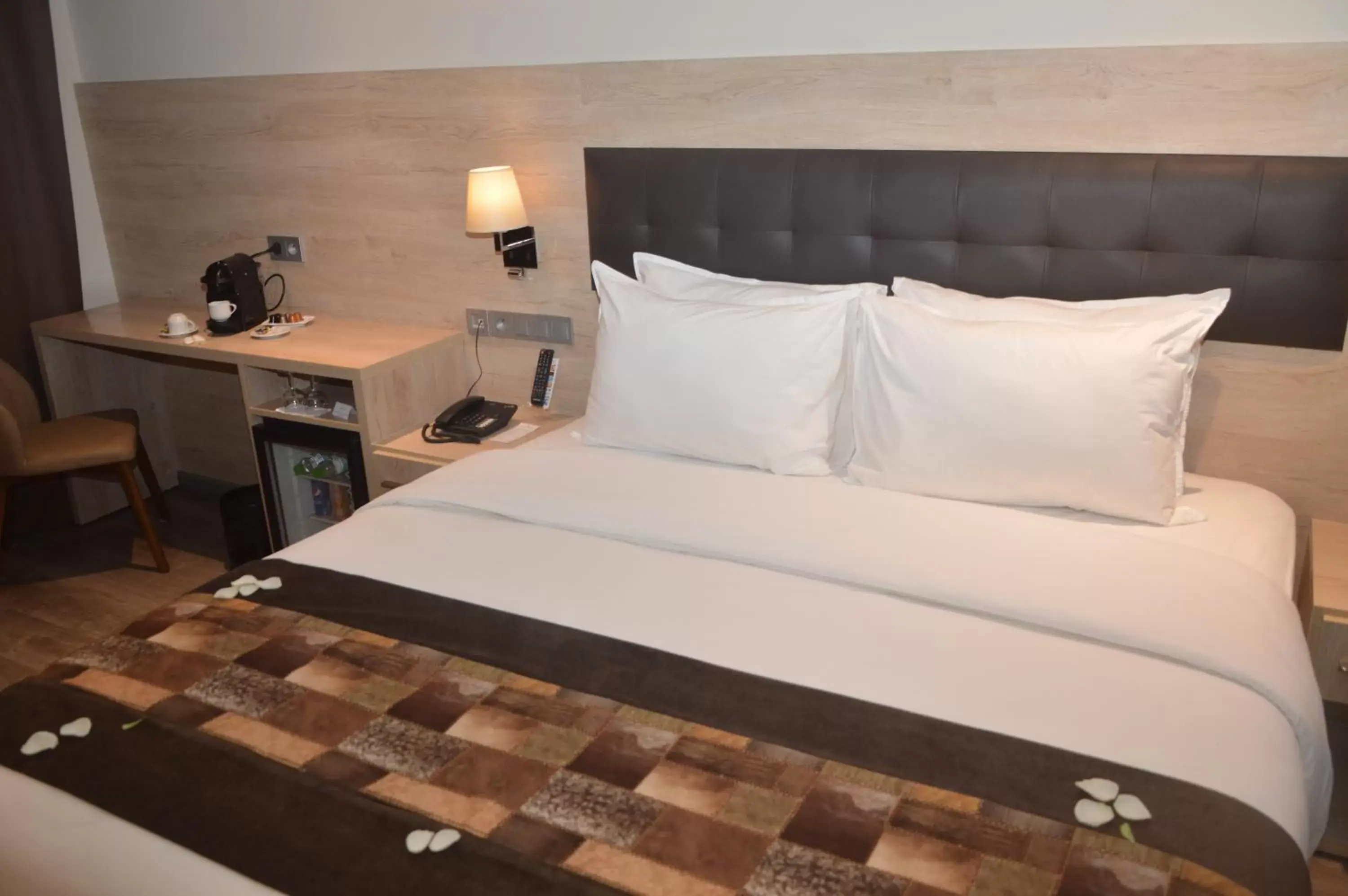 Bed in Anezi Tower Hotel