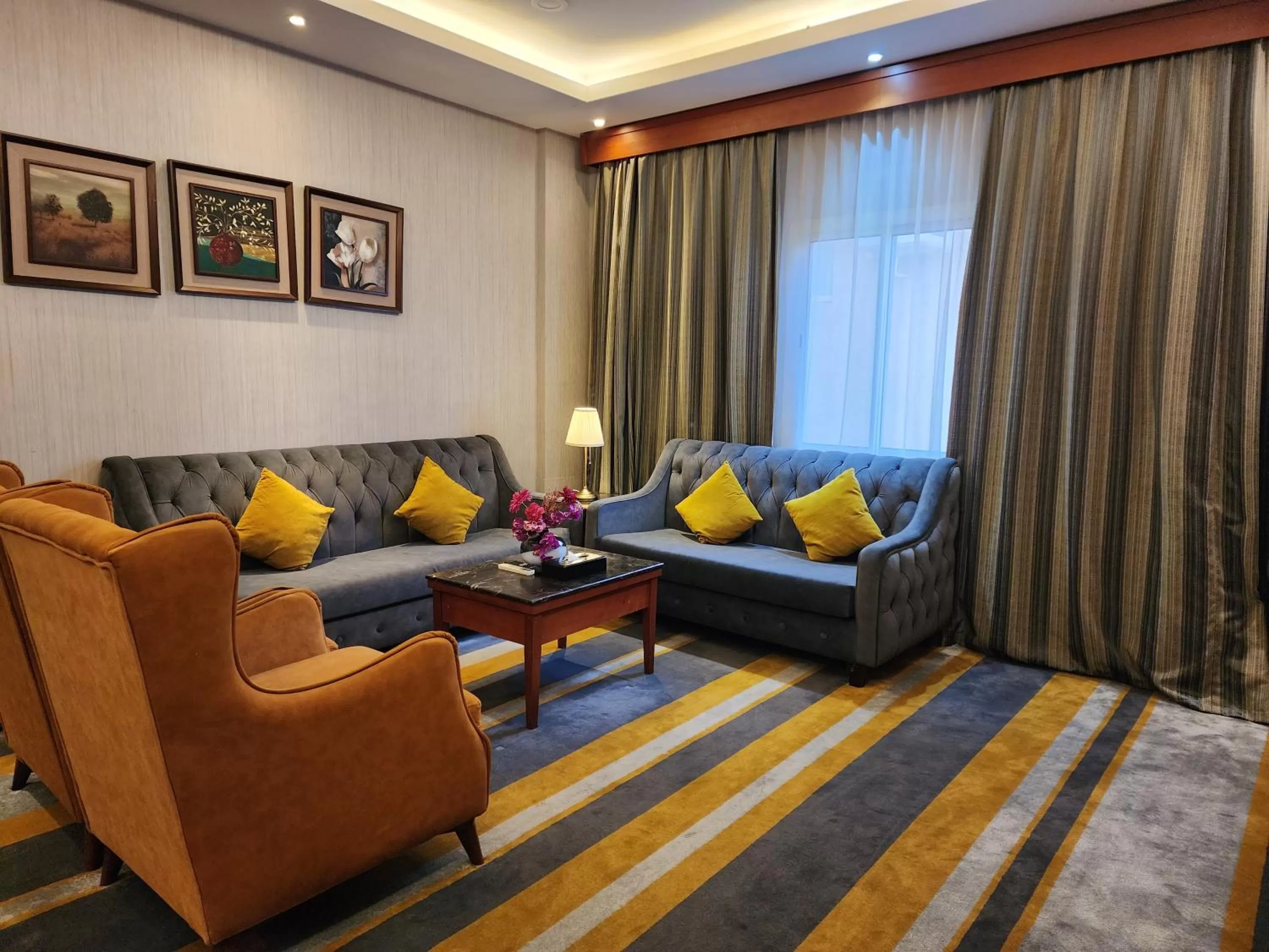 Living room in شاطيء الحياة للأجنحة الفندقية shaty alhayat