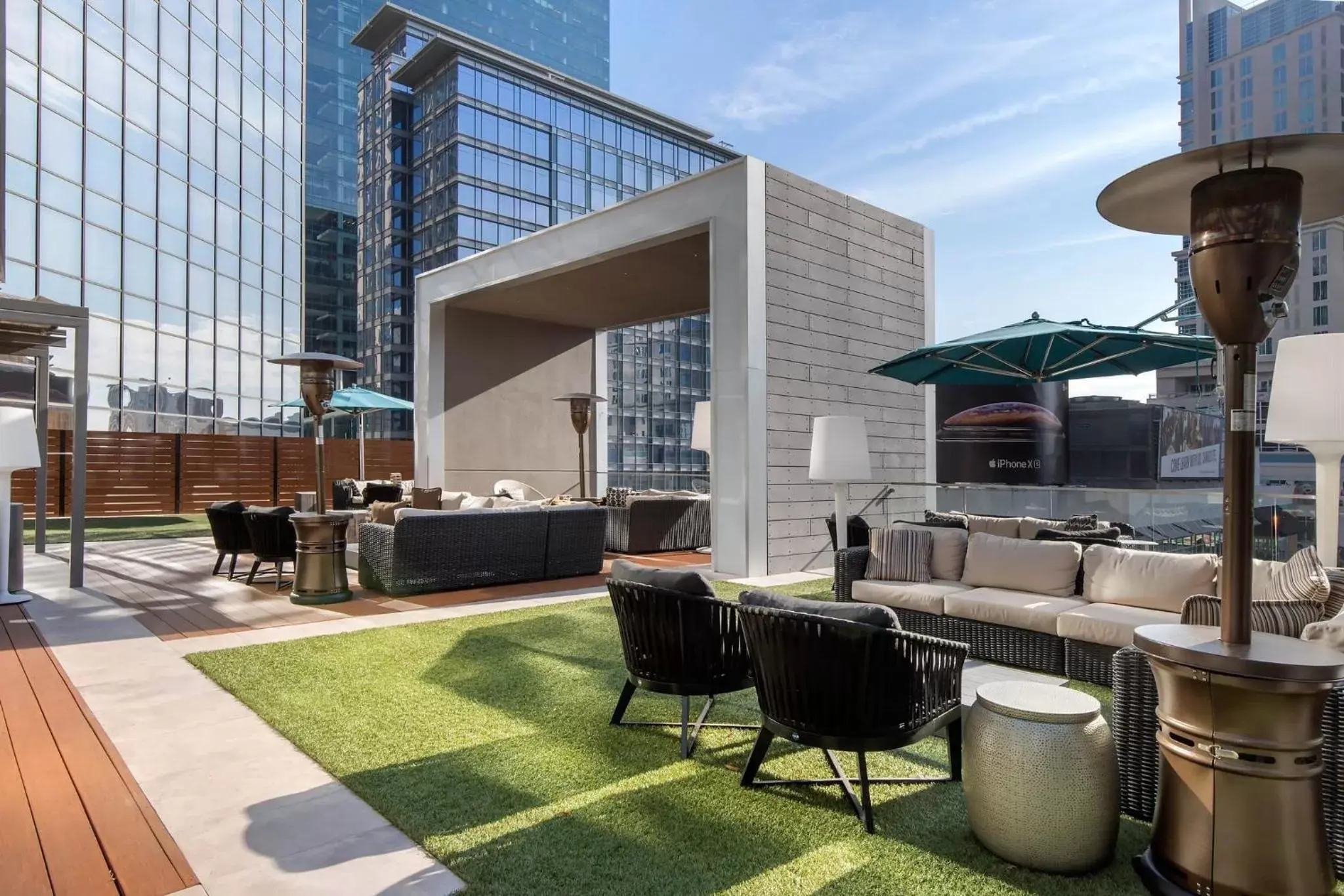 Balcony/Terrace in Omni Charlotte Hotel