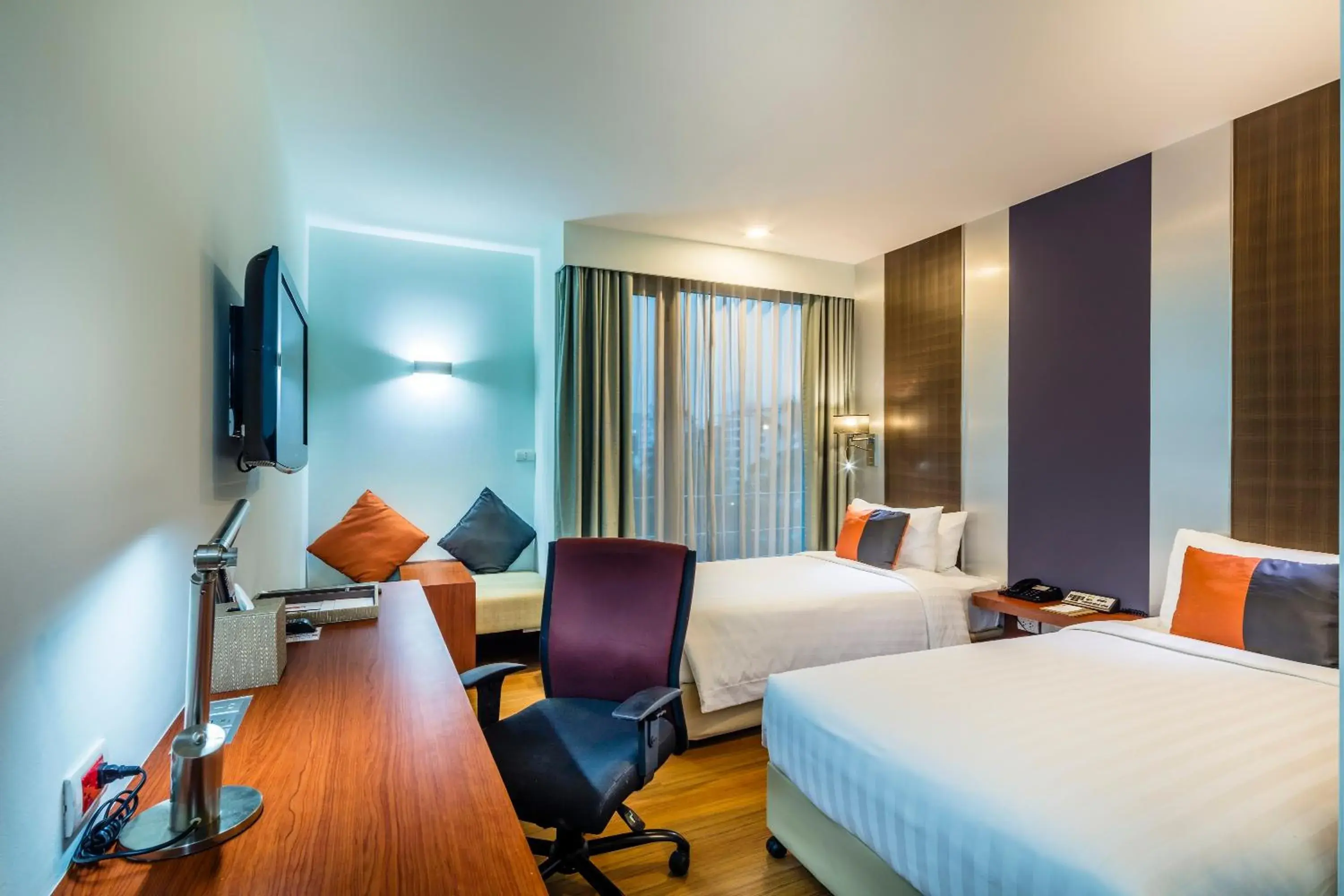 Bedroom in Hotel Solo, Sukhumvit 2, Bangkok - SHA Extra Plus