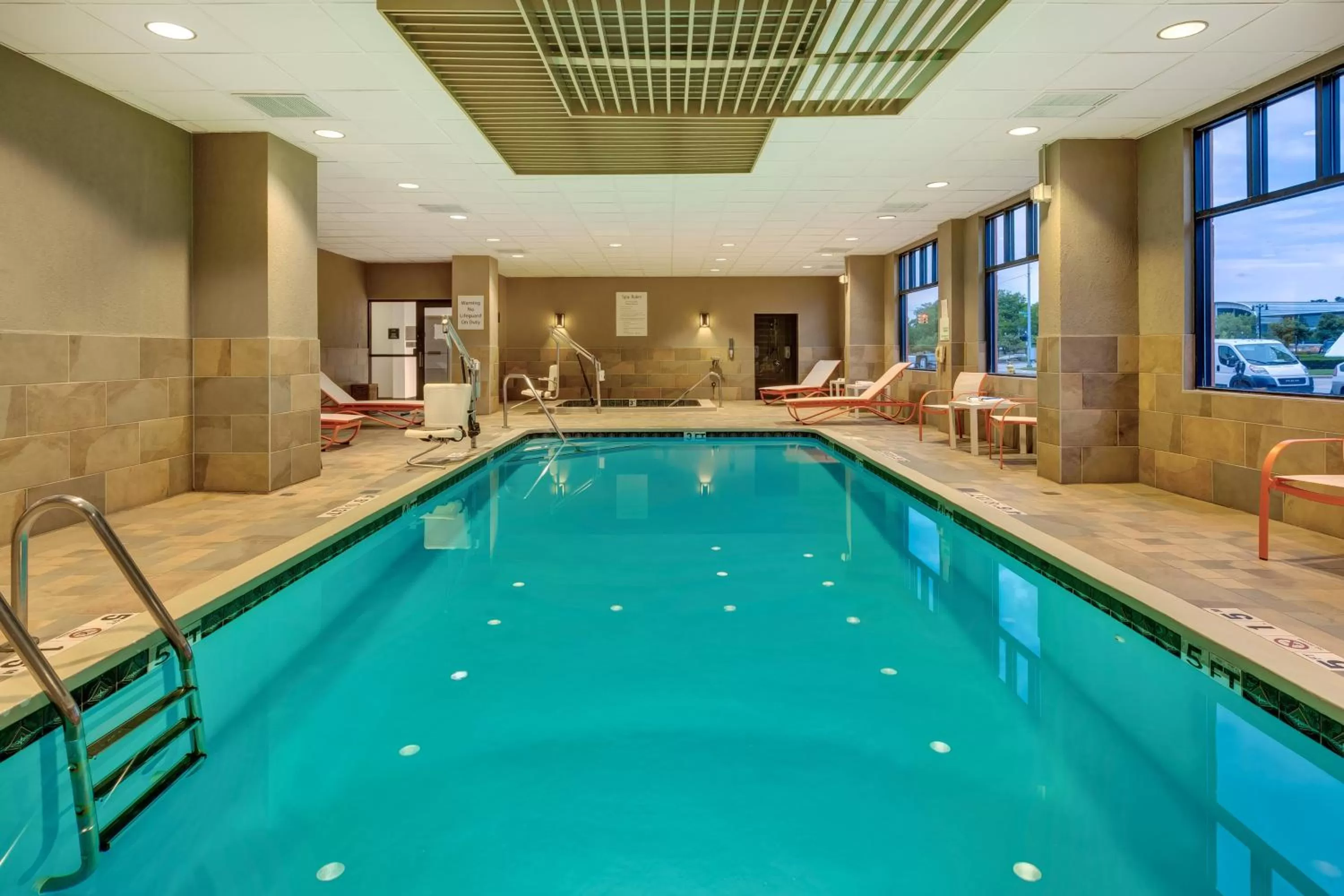 Swimming pool in Holiday Inn Grand Rapids Downtown by IHG