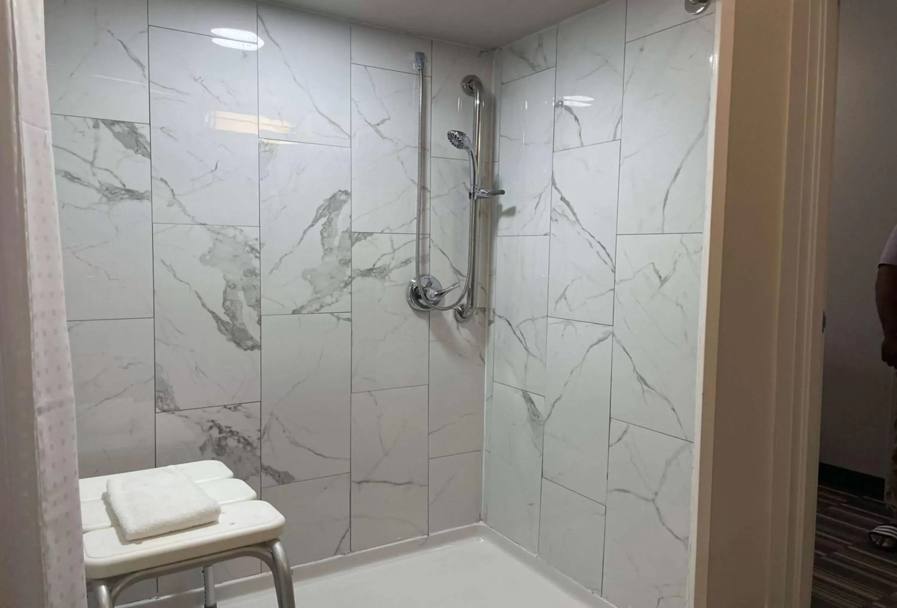 Shower, Bathroom in Microtel Inn & Suites by Wyndham Bossier City