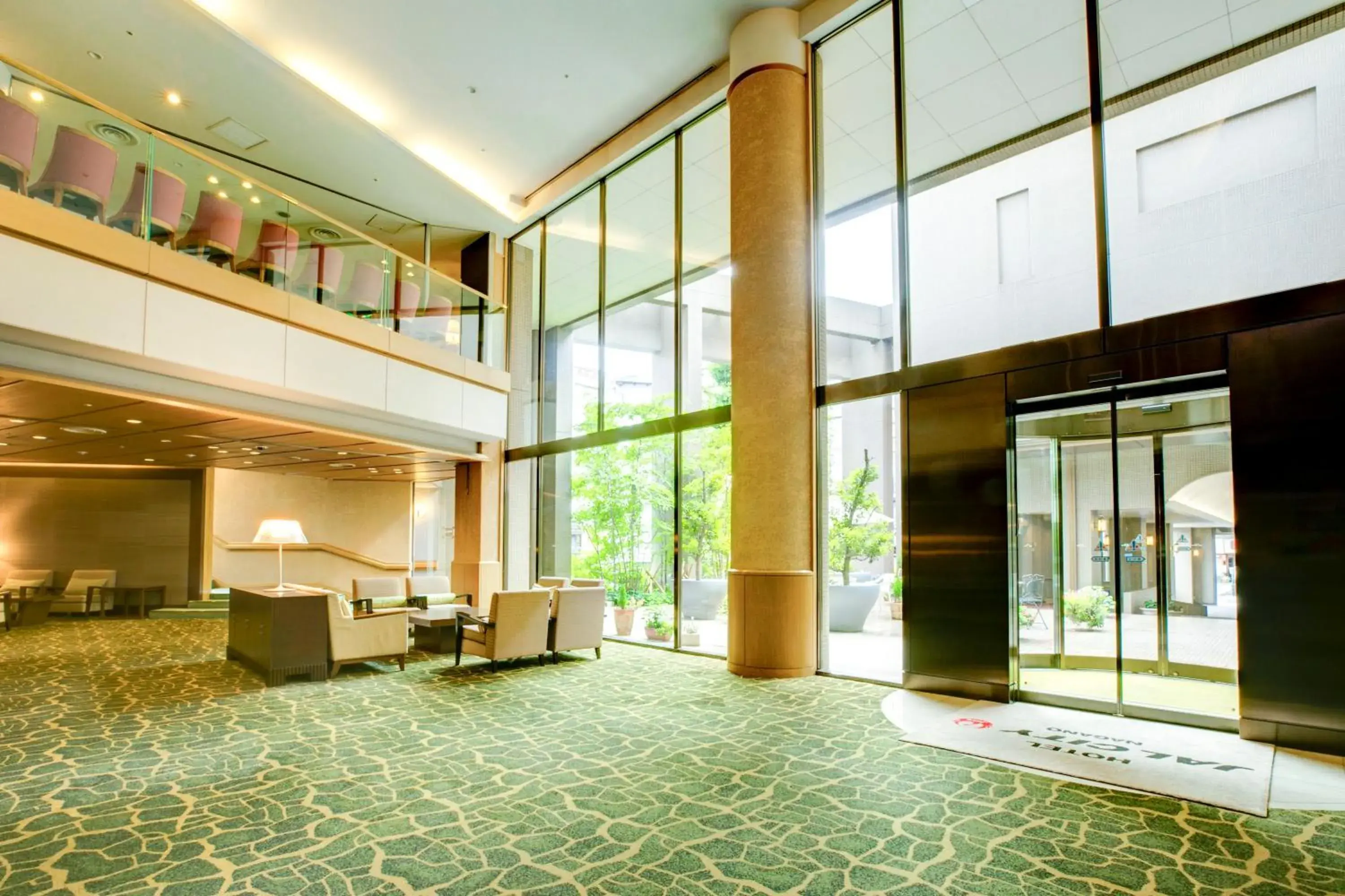 Garden, Lobby/Reception in Hotel Jal City Nagano