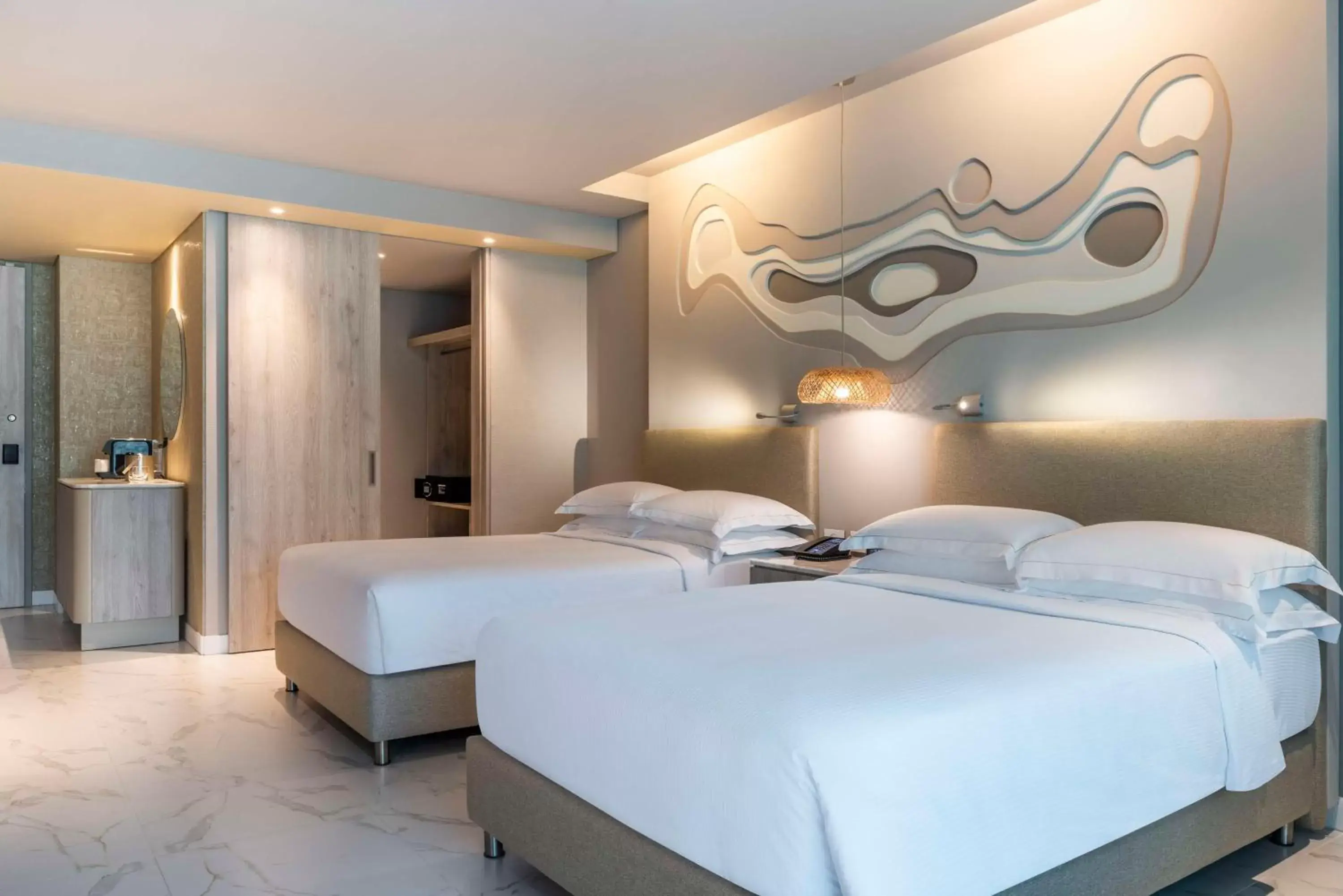 Bed in Hilton Santa Marta