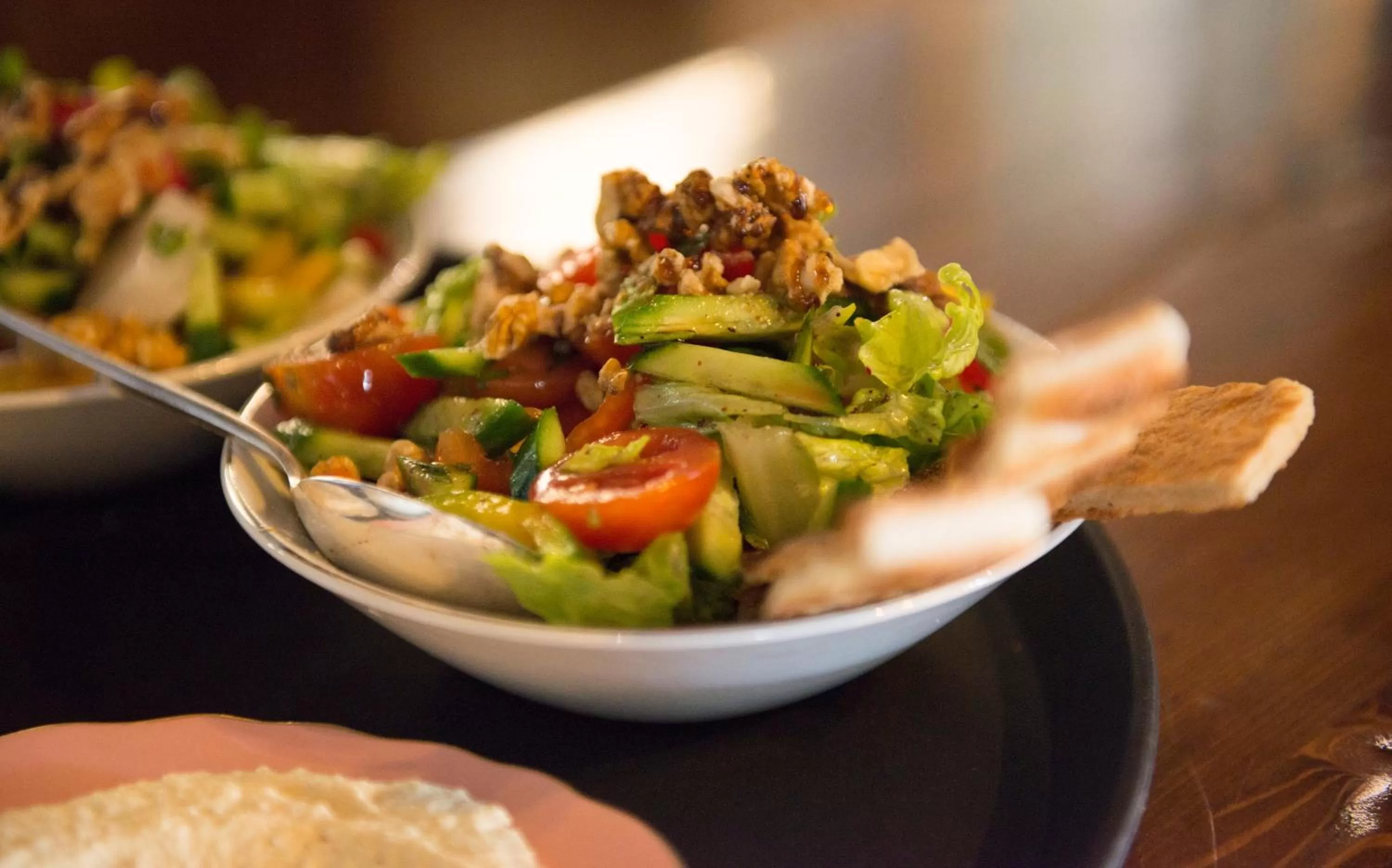 Food close-up in The Walled Off Hotel