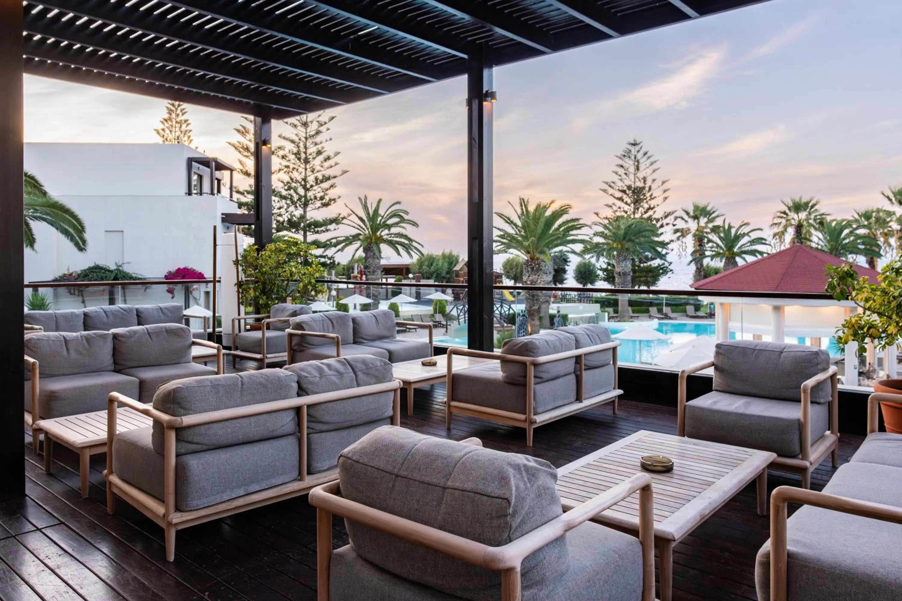 Patio in D'Andrea Mare Hotel