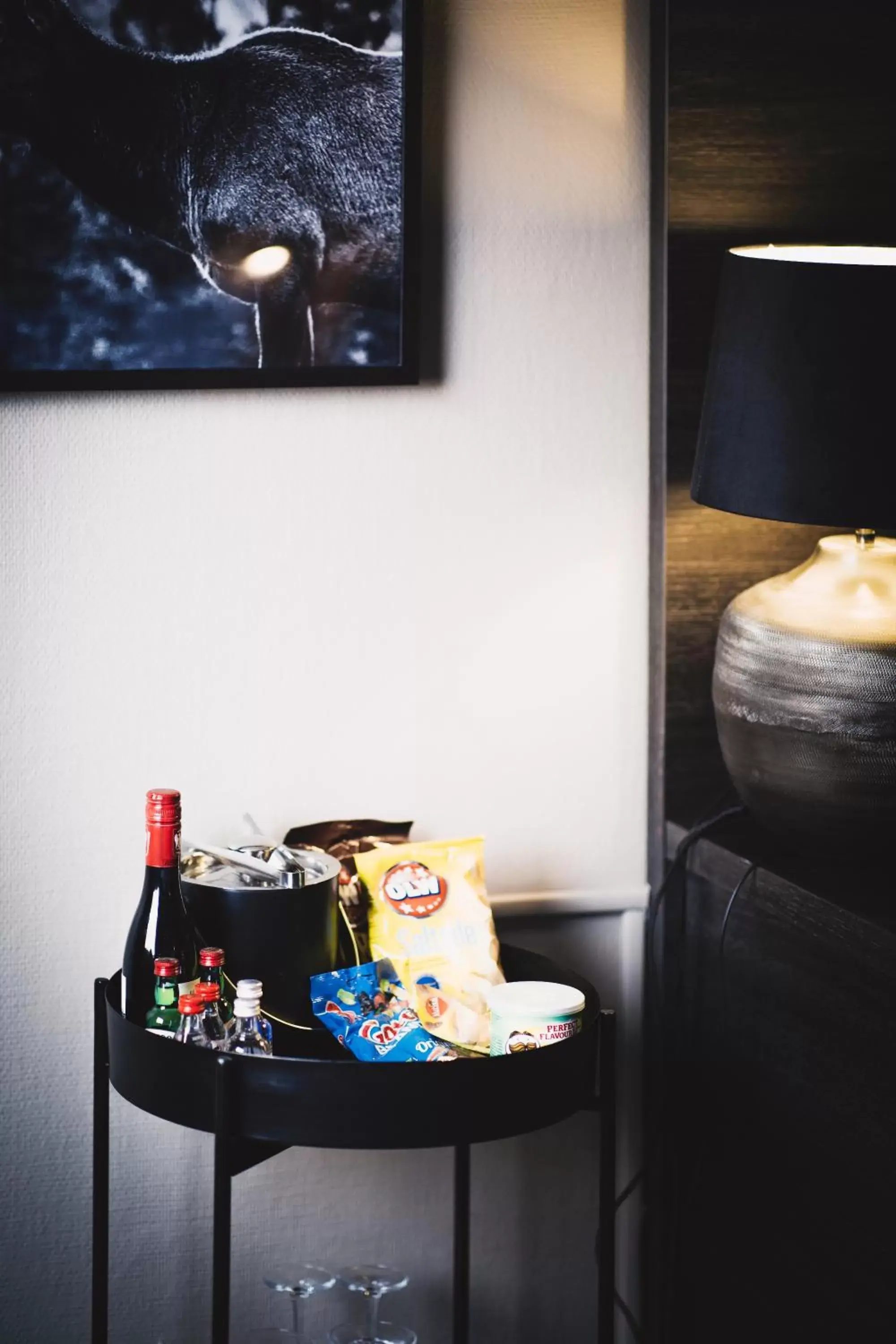 Food and drinks, TV/Entertainment Center in Hotell Östersund