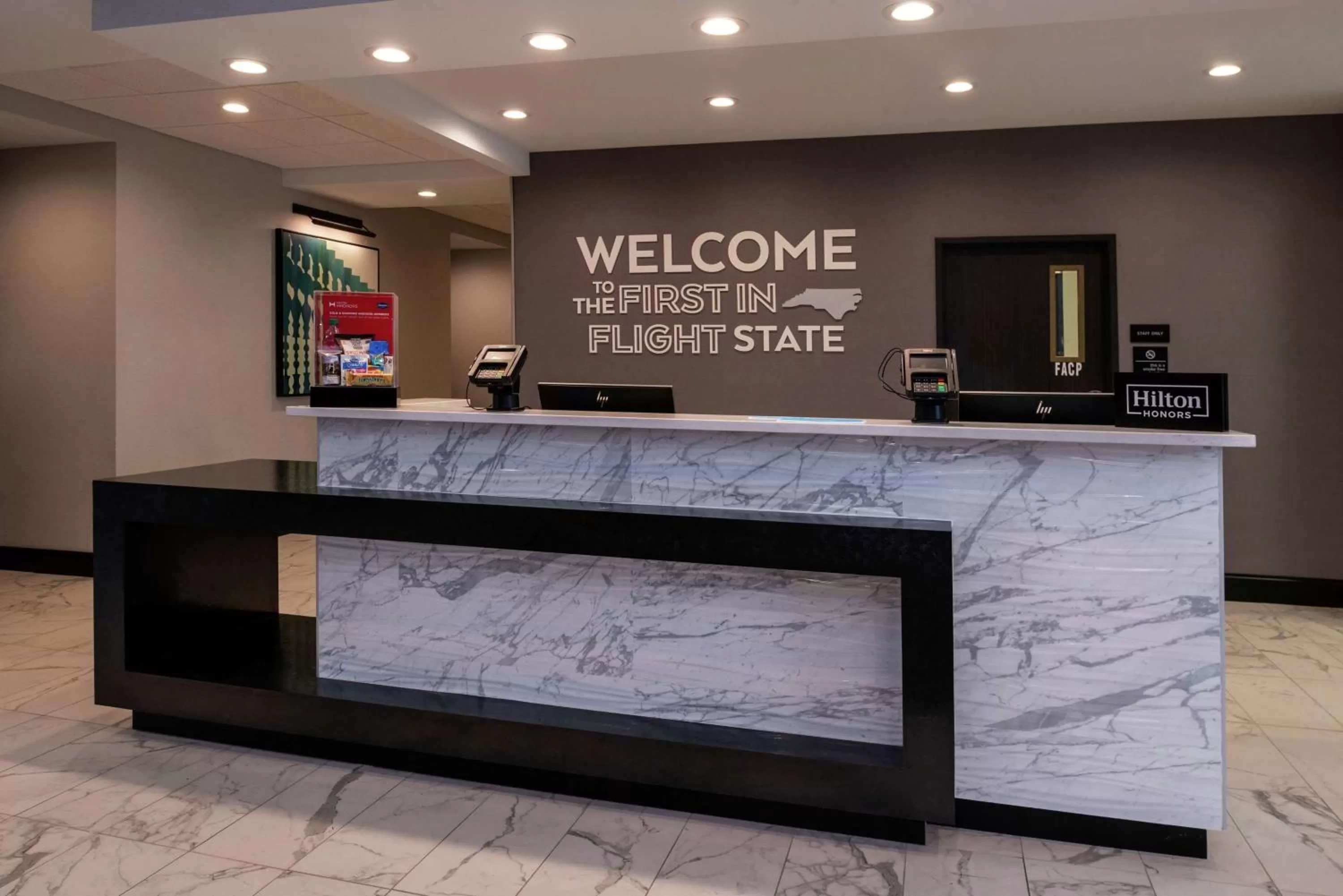 Lobby or reception in Hampton Inn & Suites Winston-Salem Downtown