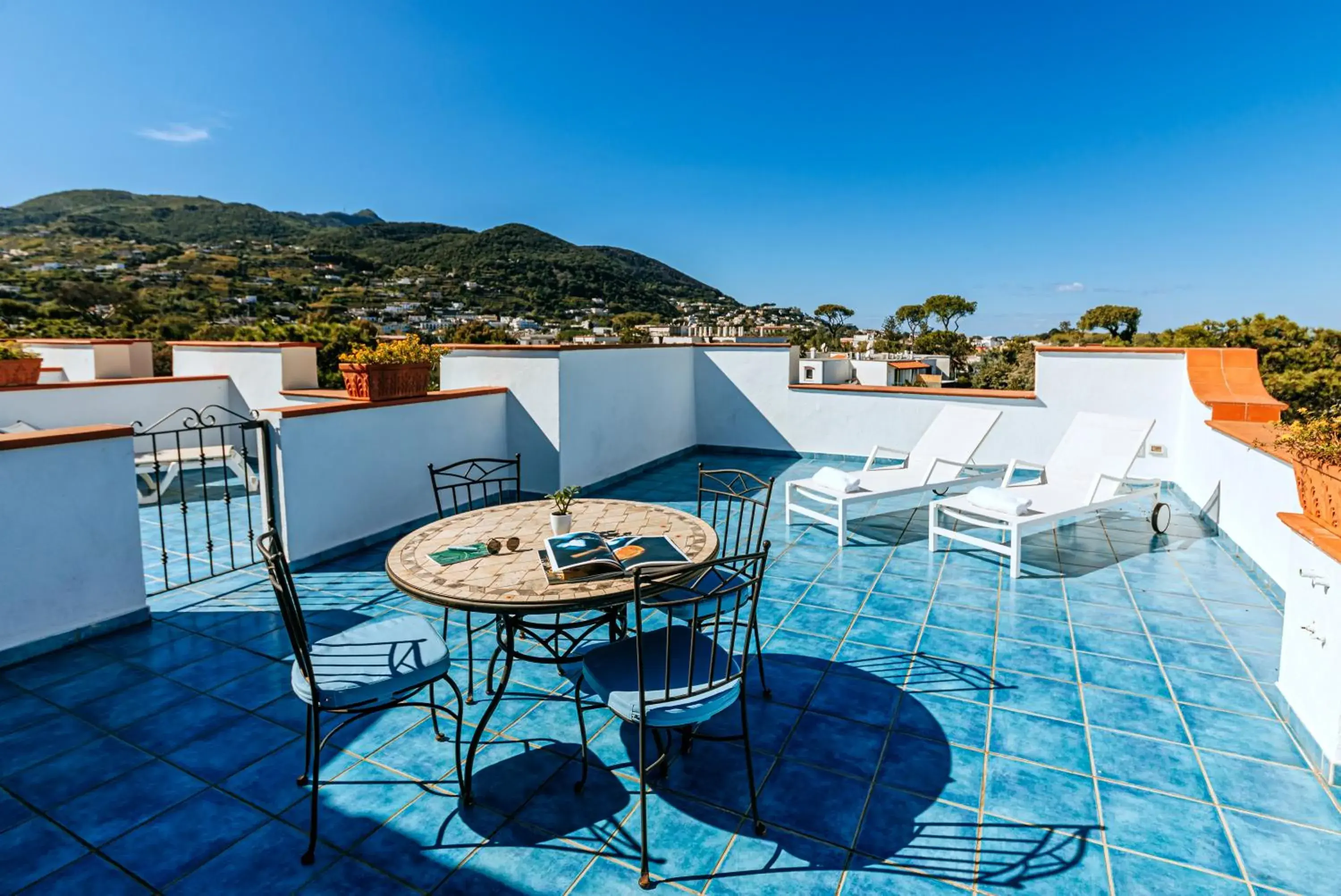 Patio in Hotel Regina Palace Terme