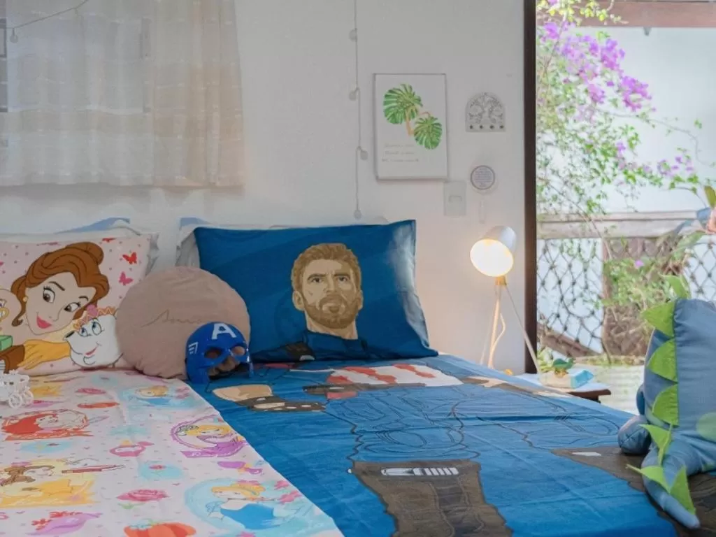 Garden view, Bed in Pousada Recanto da Família