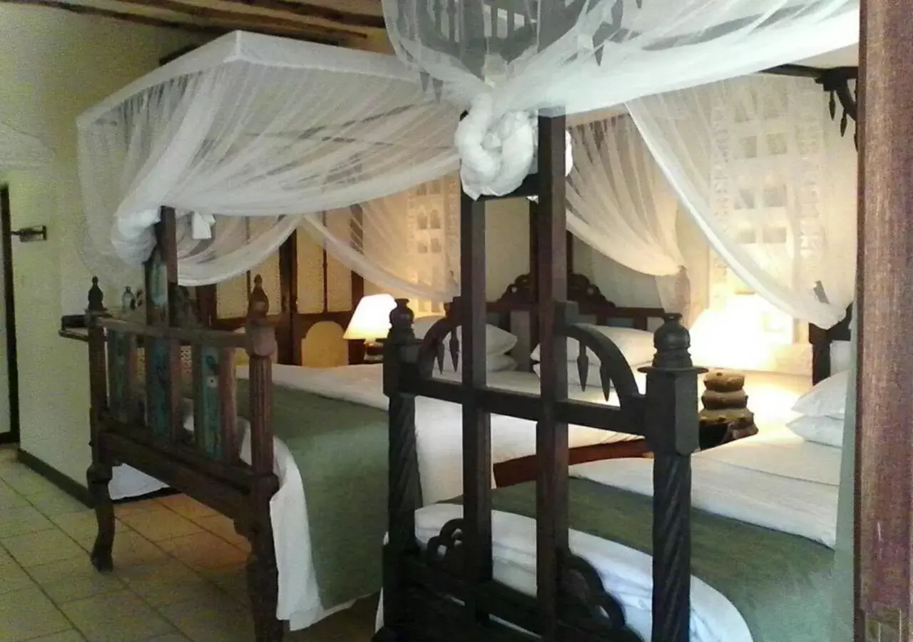 Bed in Kilifi Bay Beach Resort
