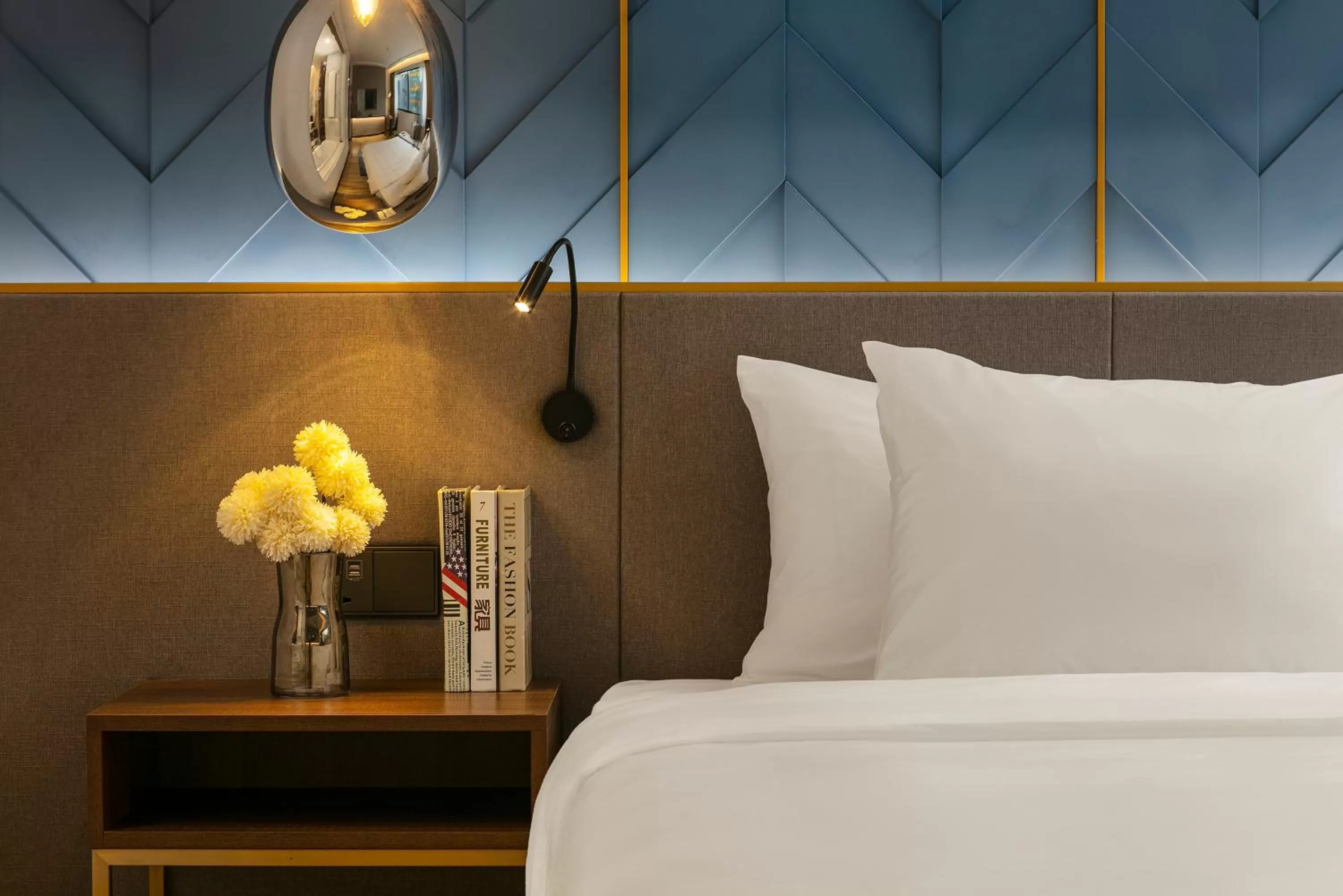 Guests, Bed in Mövenpick Living West Hanoi