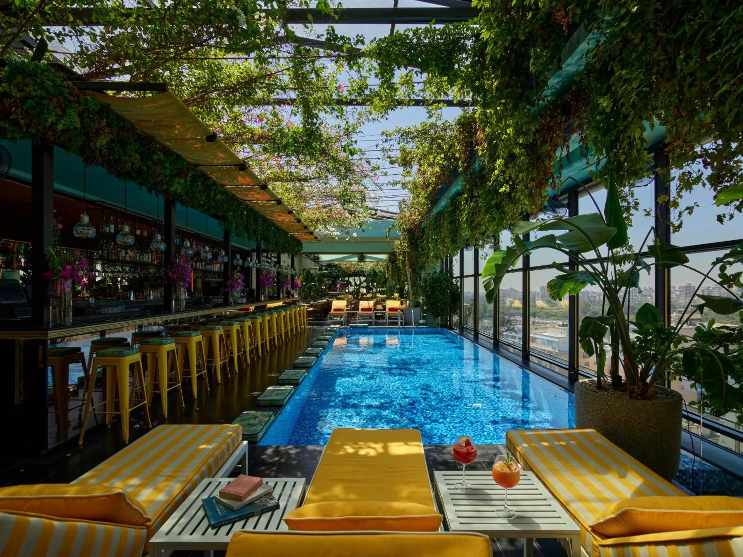 Lounge or bar, Swimming Pool in The Smallville Hotel