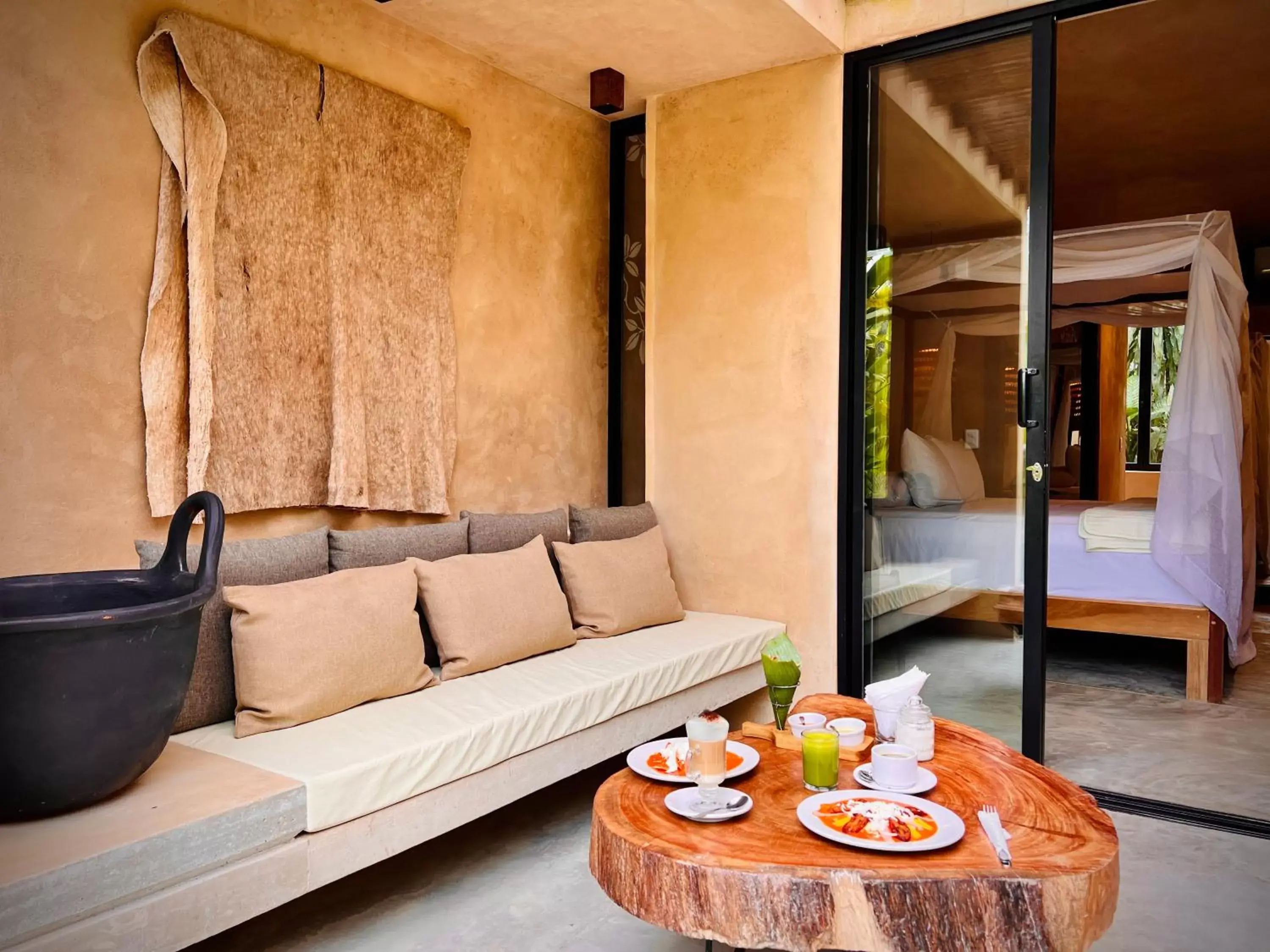 Seating Area in Hotel Maya Bell