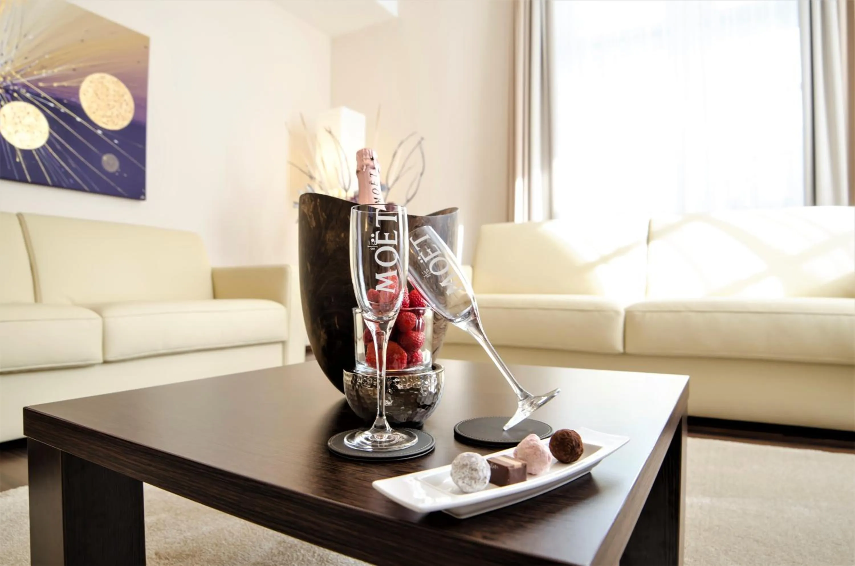 Decorative detail in Hotel Merkur - Superior