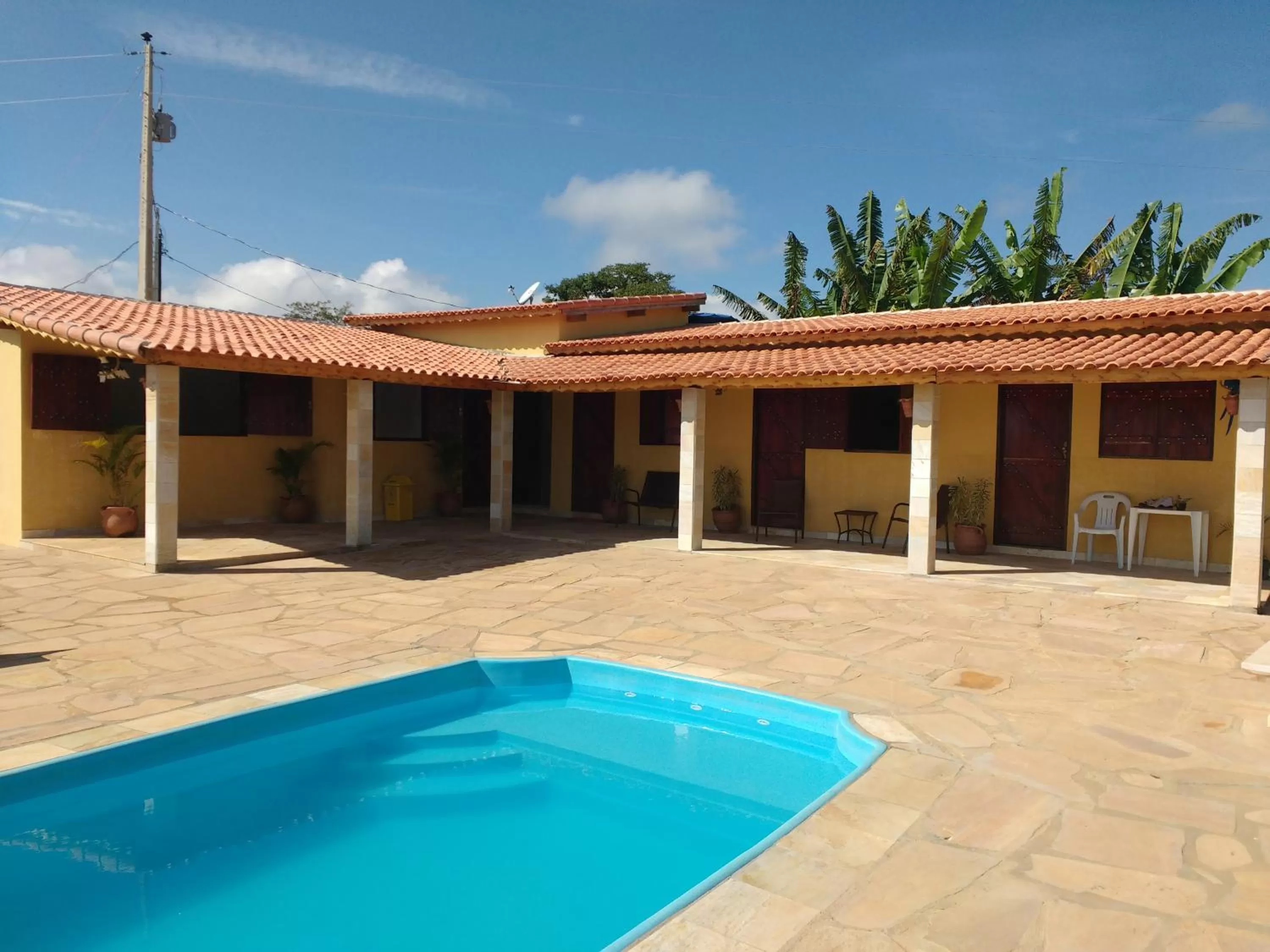 Property building in Pousada e Chales Por do Sol