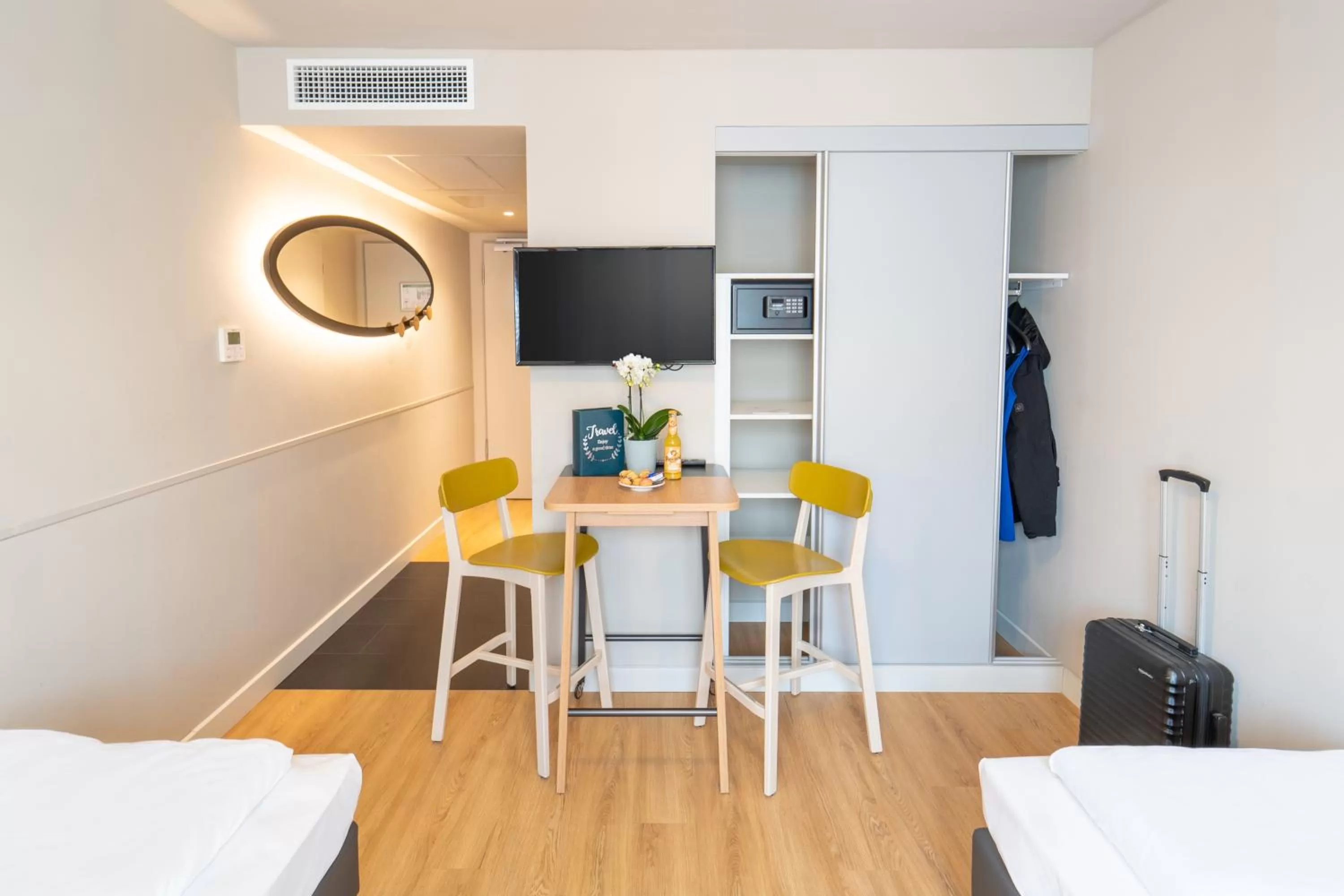 Bedroom, Bed in Aparthotel Adagio Access Freiburg