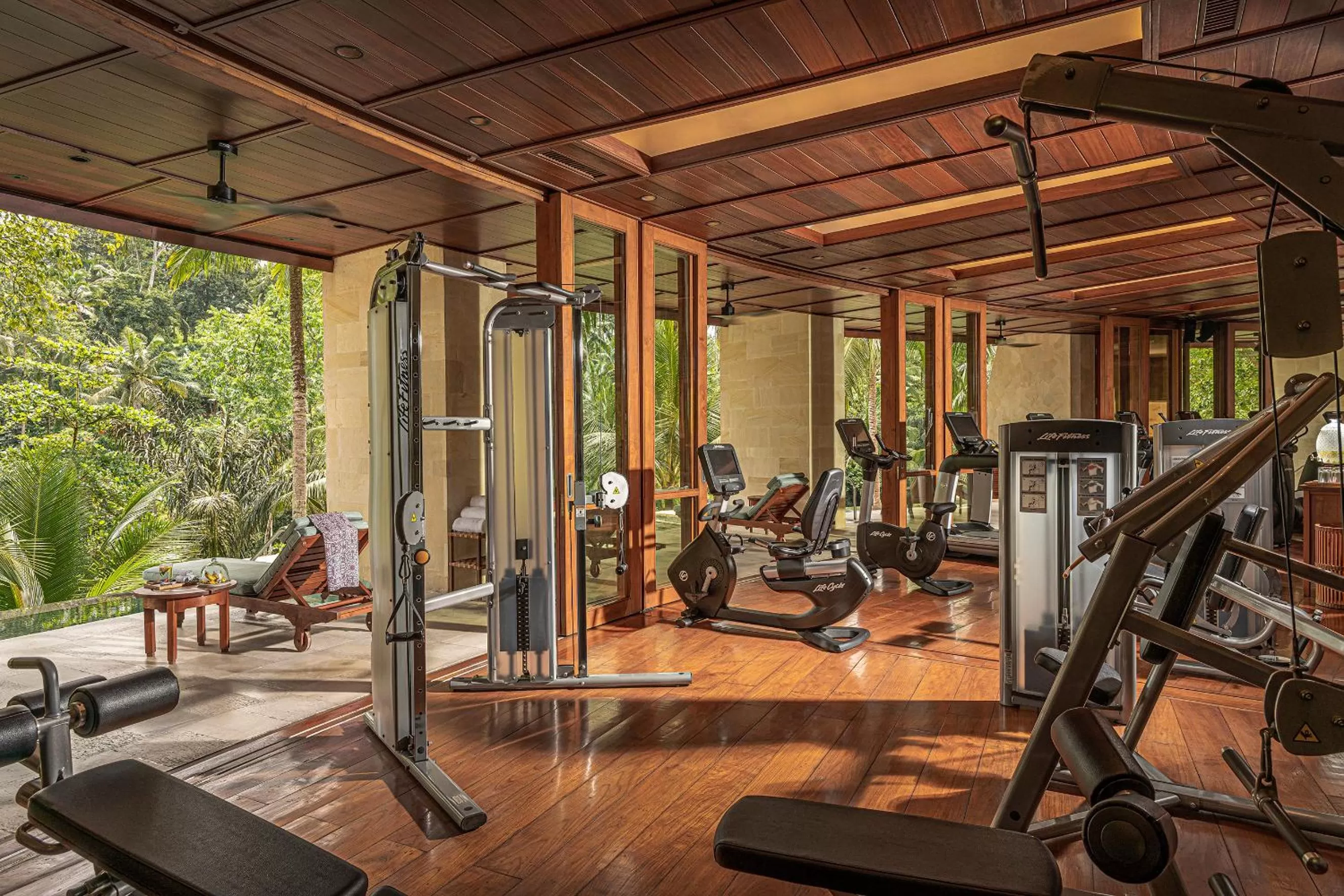 Fitness centre/facilities in Four Seasons Resort Bali at Sayan
