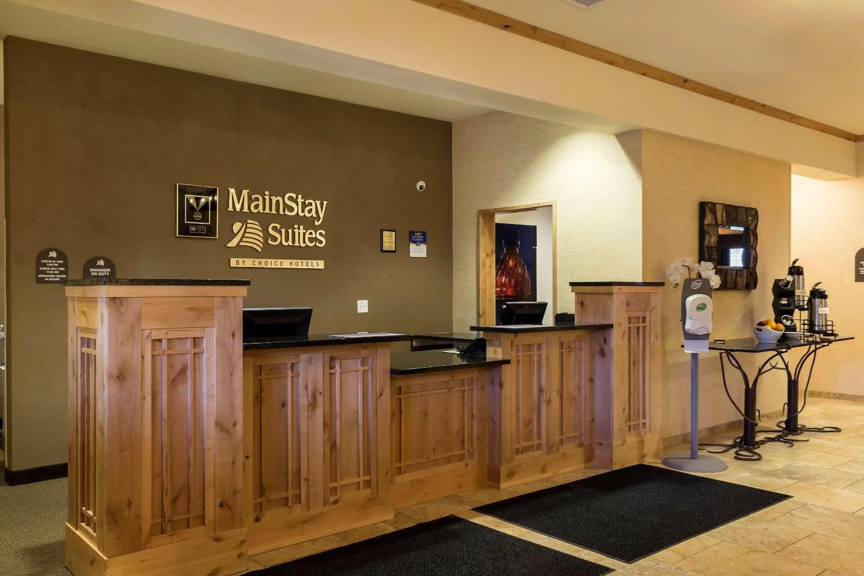 Lobby or reception in MainStay Suites Williston