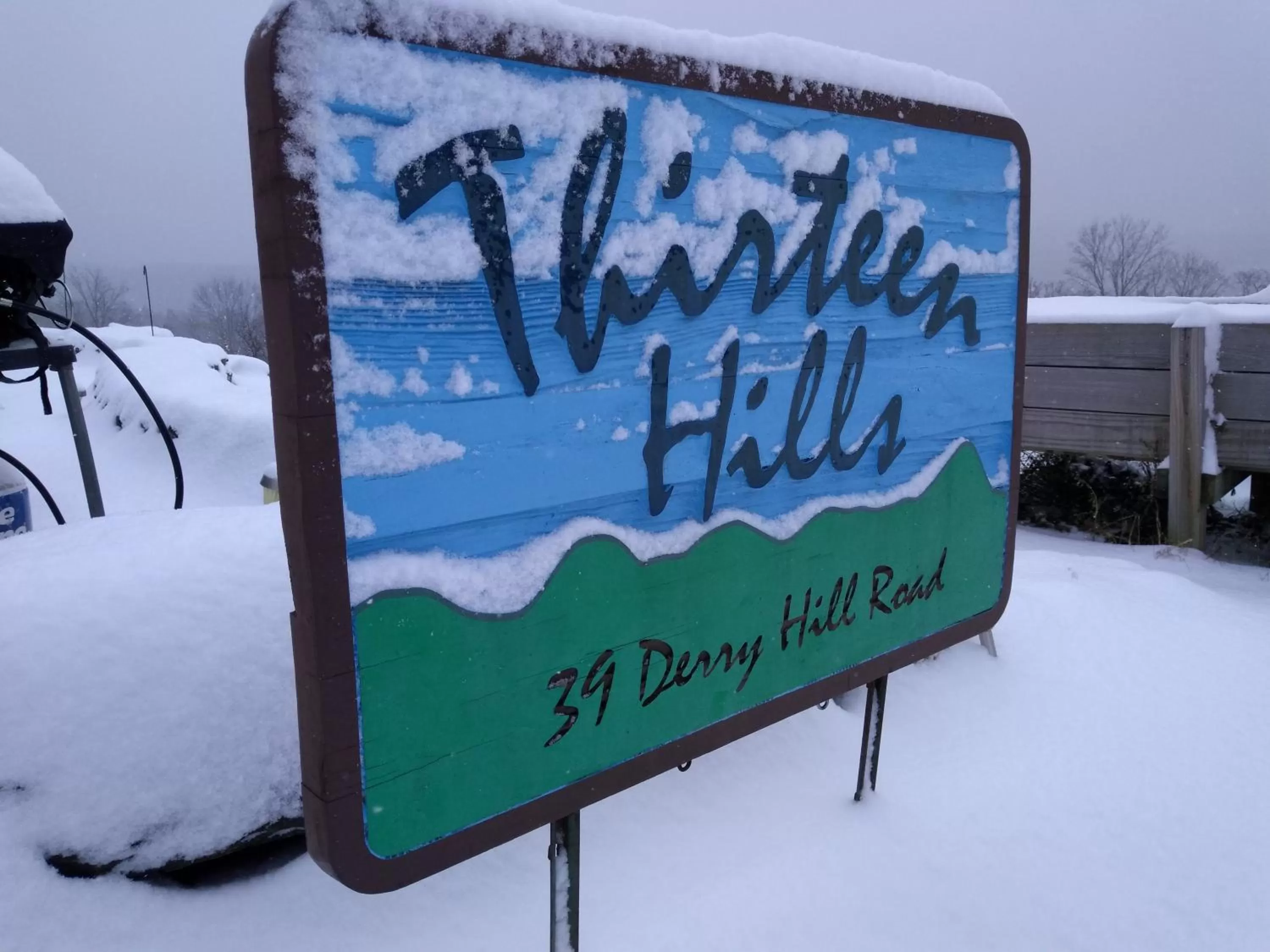 Property logo or sign, Winter in 13 Hills Bed & Breakfast