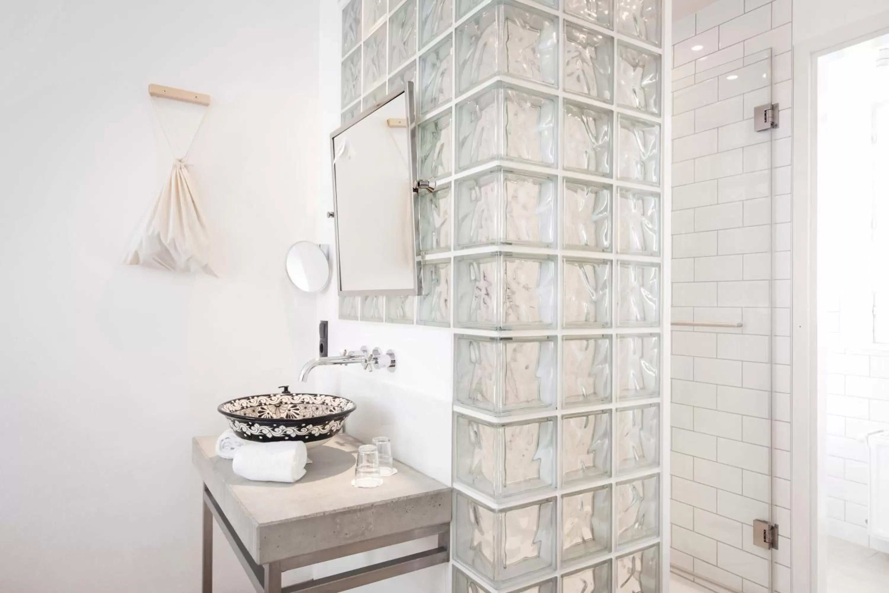 Shower, Bathroom in Grand Hotel Wiesler