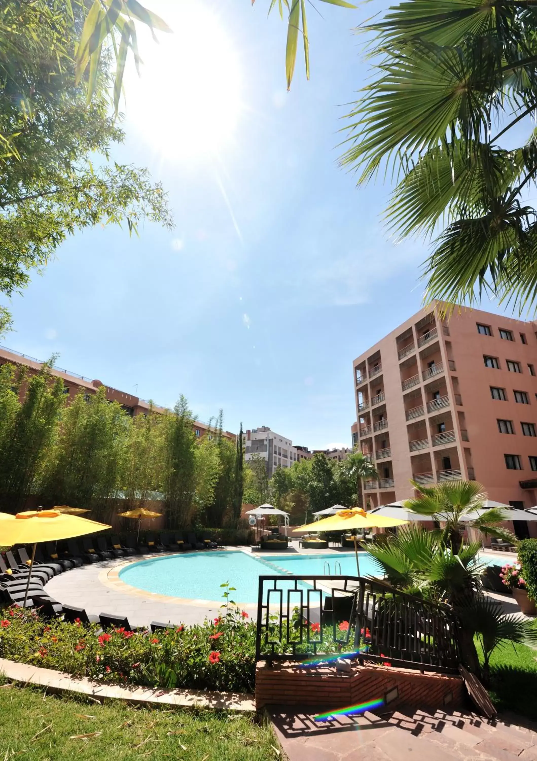Garden, Swimming Pool in Novotel Marrakech Hivernage