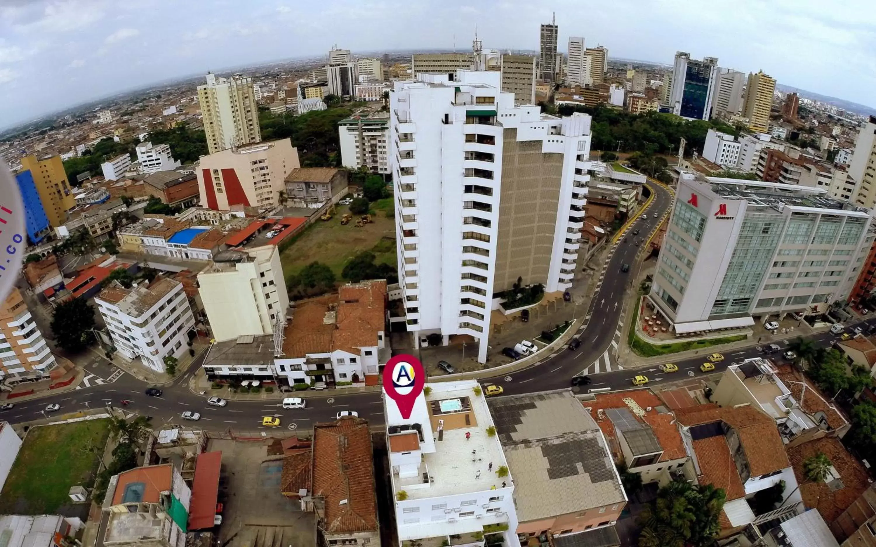 Nearby landmark, Bird's-eye View in Aqua Granada Hotel