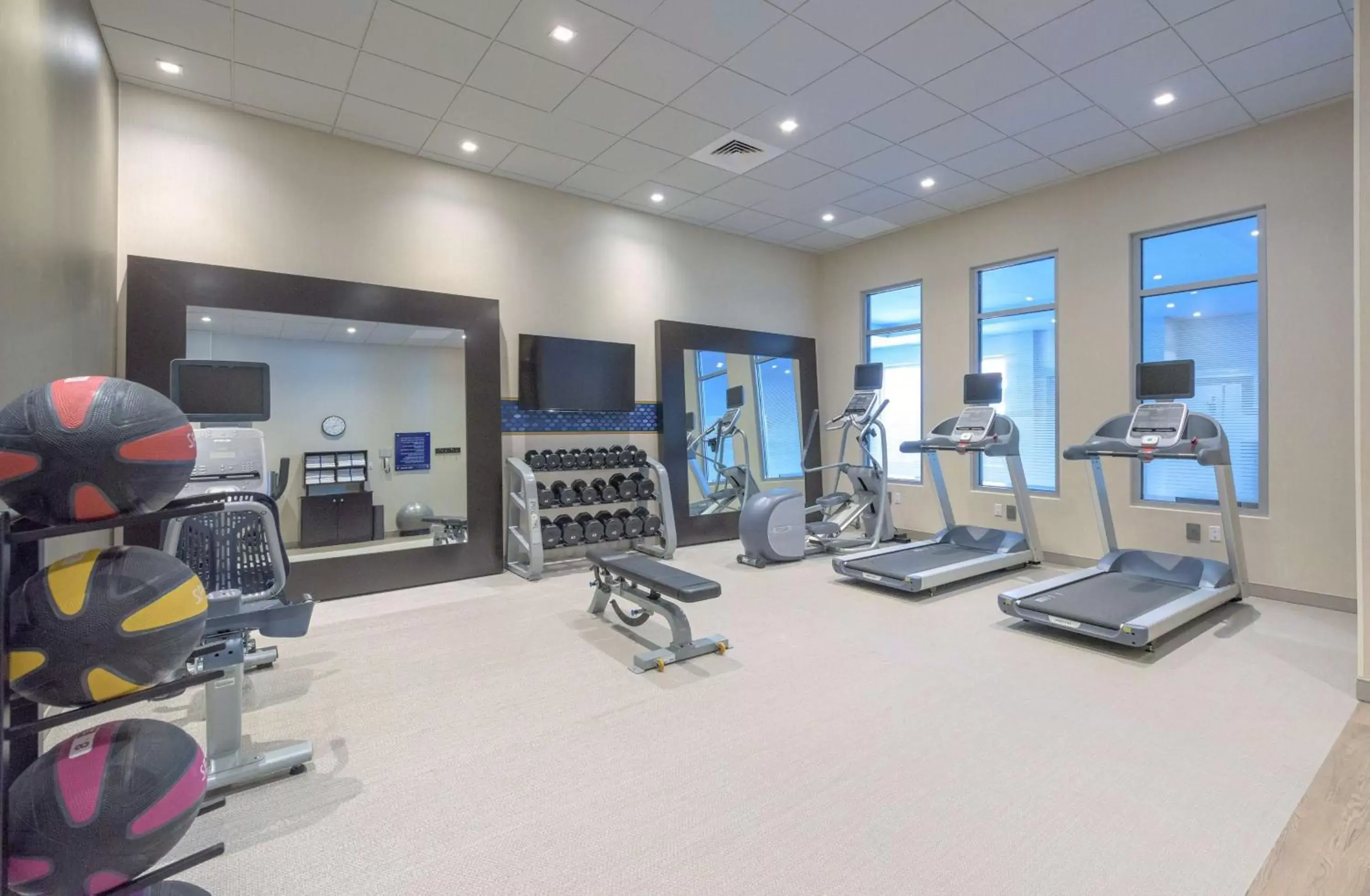 Fitness centre/facilities, Fitness Center/Facilities in Hampton Inn & Suites-Worcester, MA