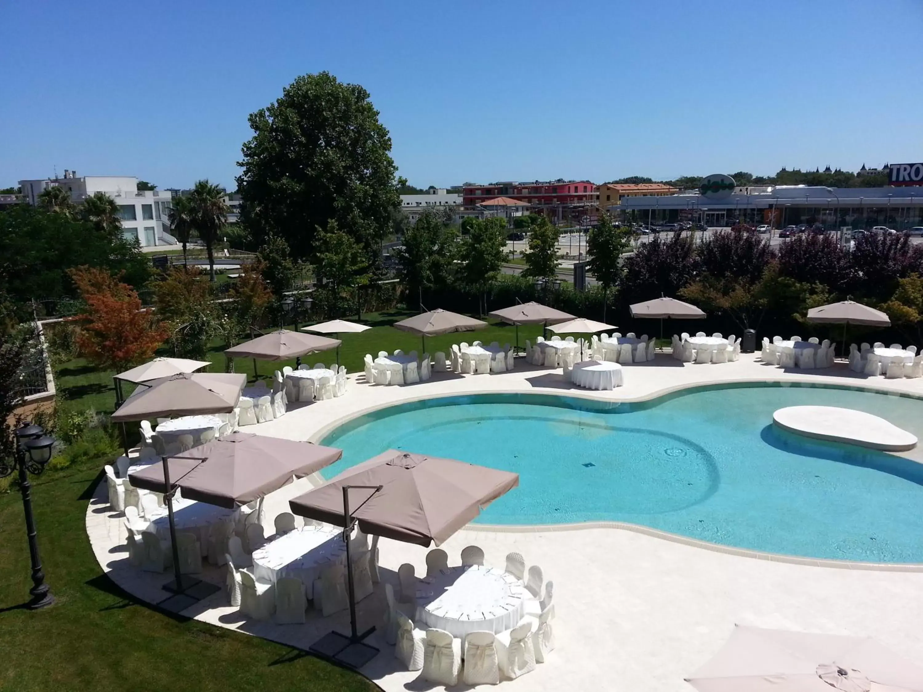 Day, Pool View in Hotel Villa Michelangelo
