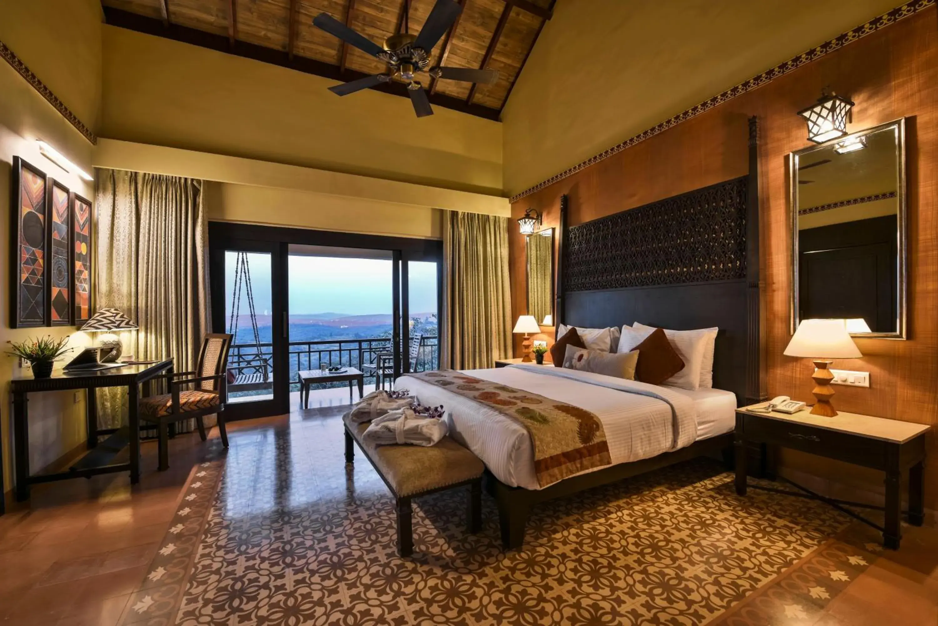 Bed in The Fern Samali Resort Bed in The Fern Samali Resort