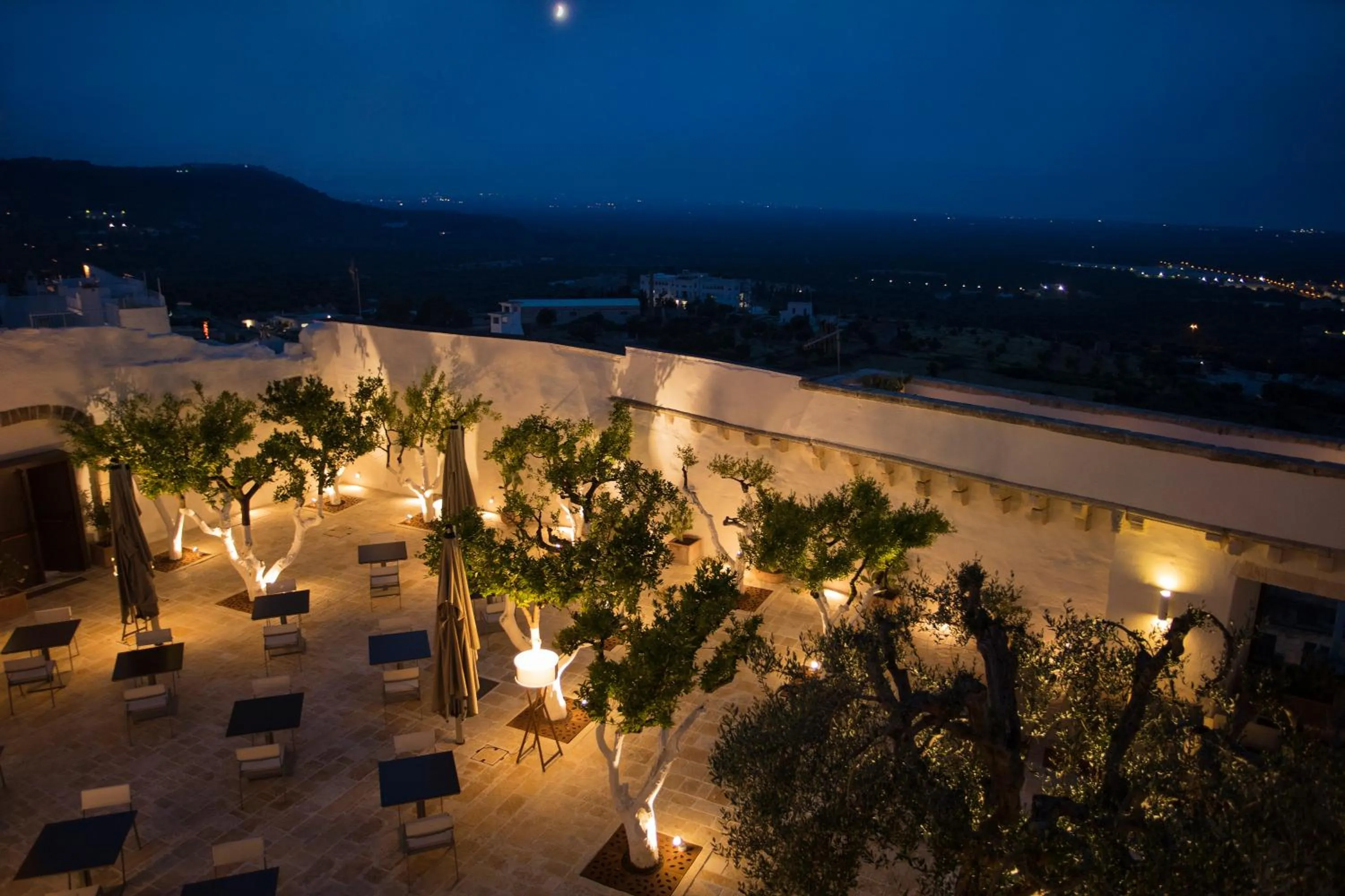 Bird's eye view in La Sommità Relais & Chateaux