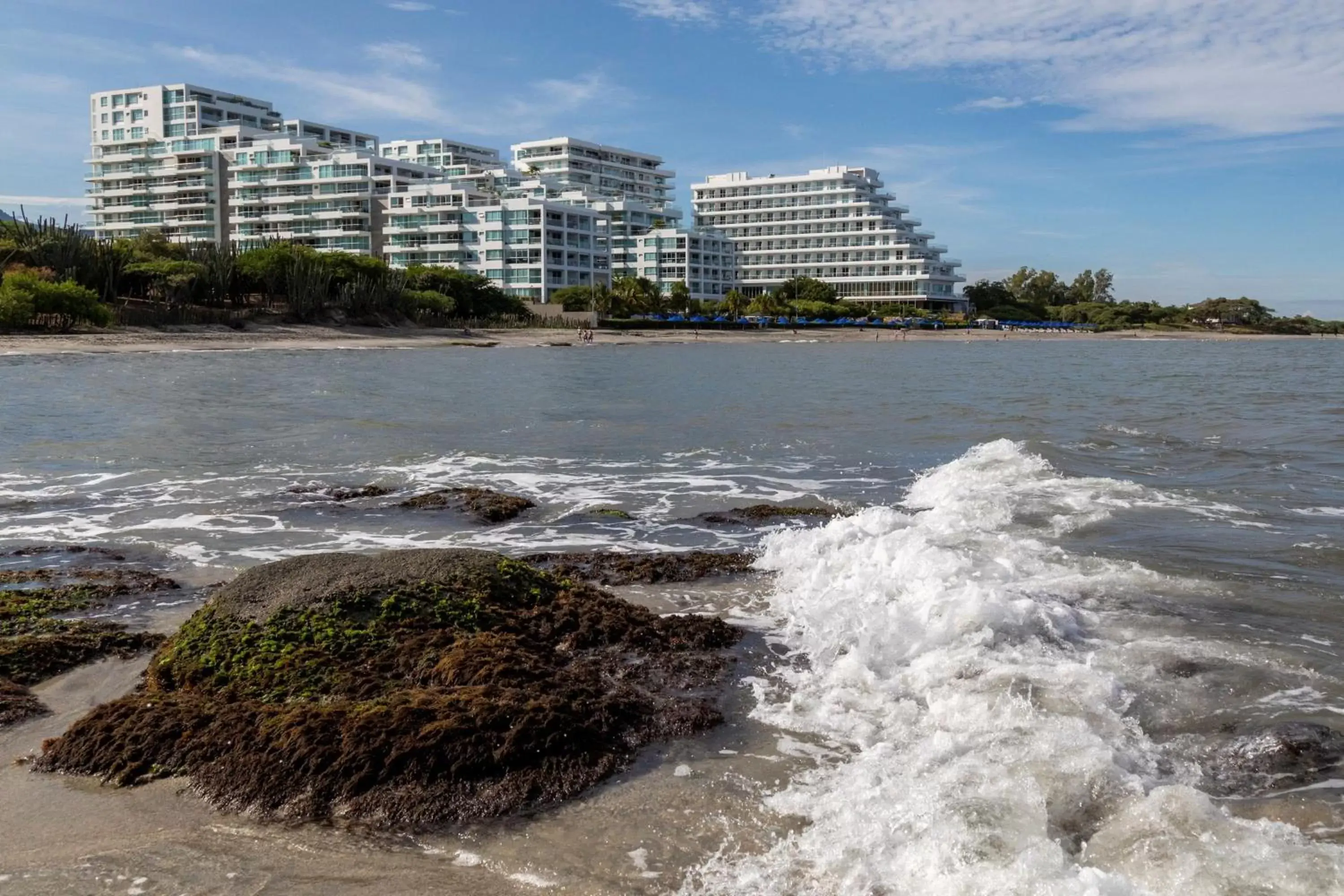 Property building, Beach in Santa Marta Marriott Resort Playa Dormida